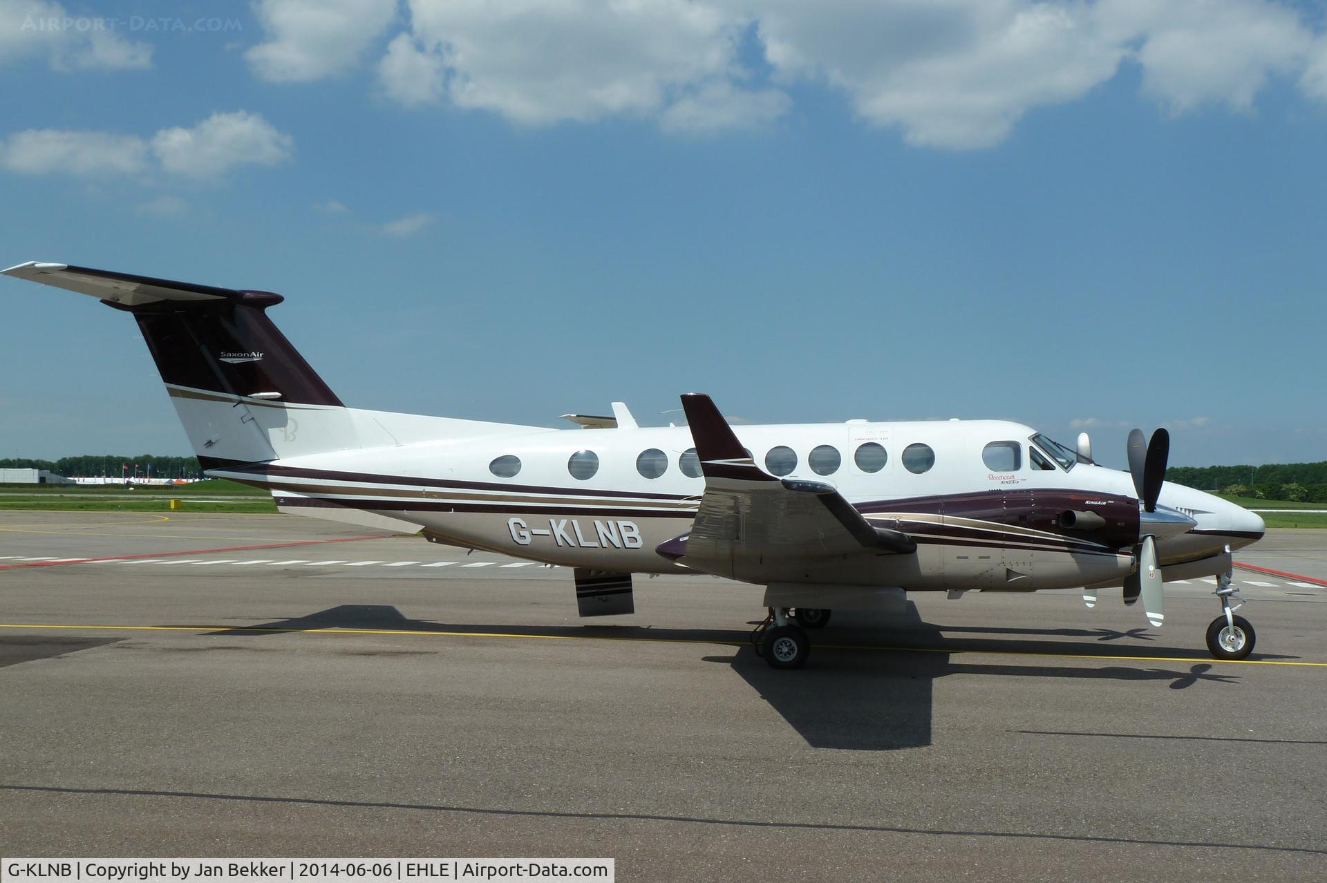 G-KLNB, 2009 Beech Super King Air 350 C/N FL-631, Lelystad Airport