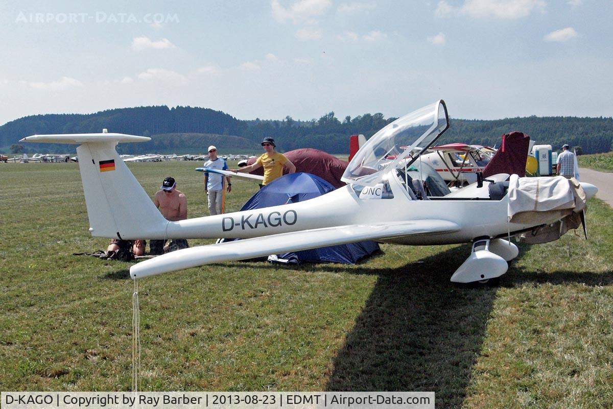 D-KAGO, Hoffmann H-36 Dimona C/N 3617, Hoffmann H-36 Dimona [3617] Tannheim~D 23/08/2013