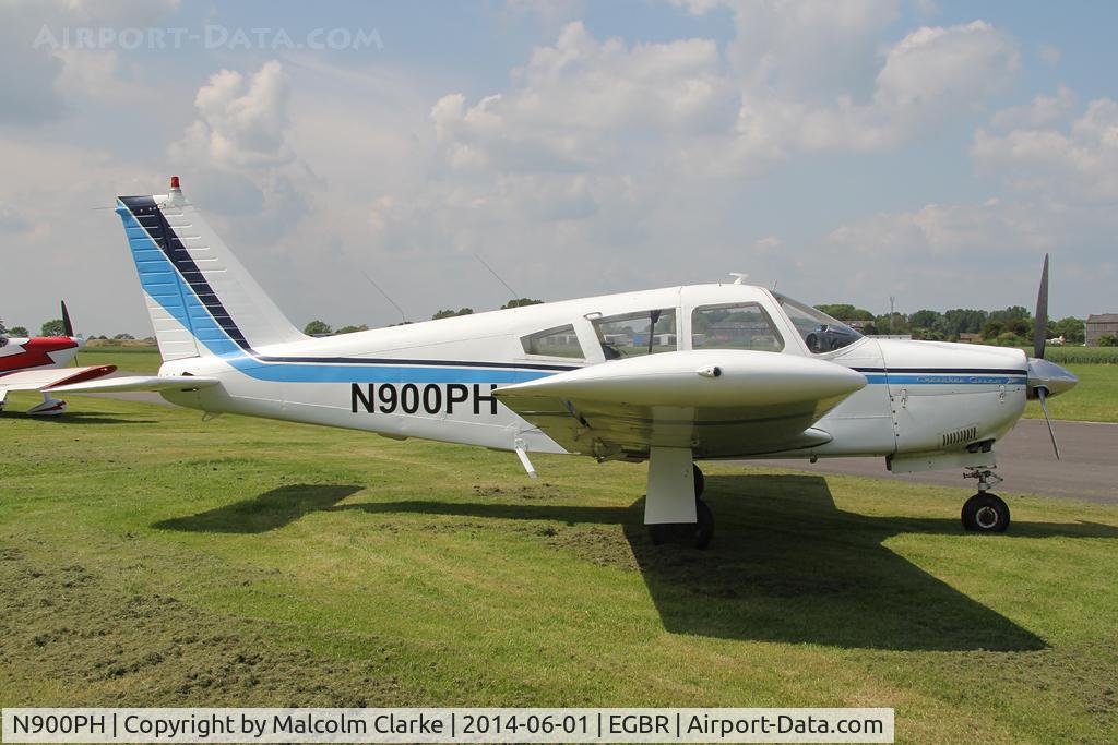 N900PH, Piper PA-28R-180 Cherokee Arrow C/N 28R-30302, Piper PA-28R-180 Cherokee Arrow at The Real Aeroplane Club's Biplane and Open Cockpit Fly-In, Breighton Airfield, June 1st 2014.