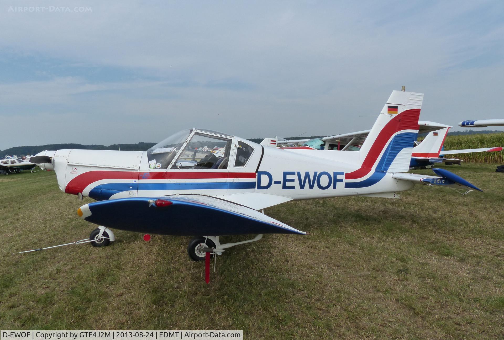 D-EWOF, Zlin Z-42M C/N 0111, D-EWOF at Tannheim 24.8.13