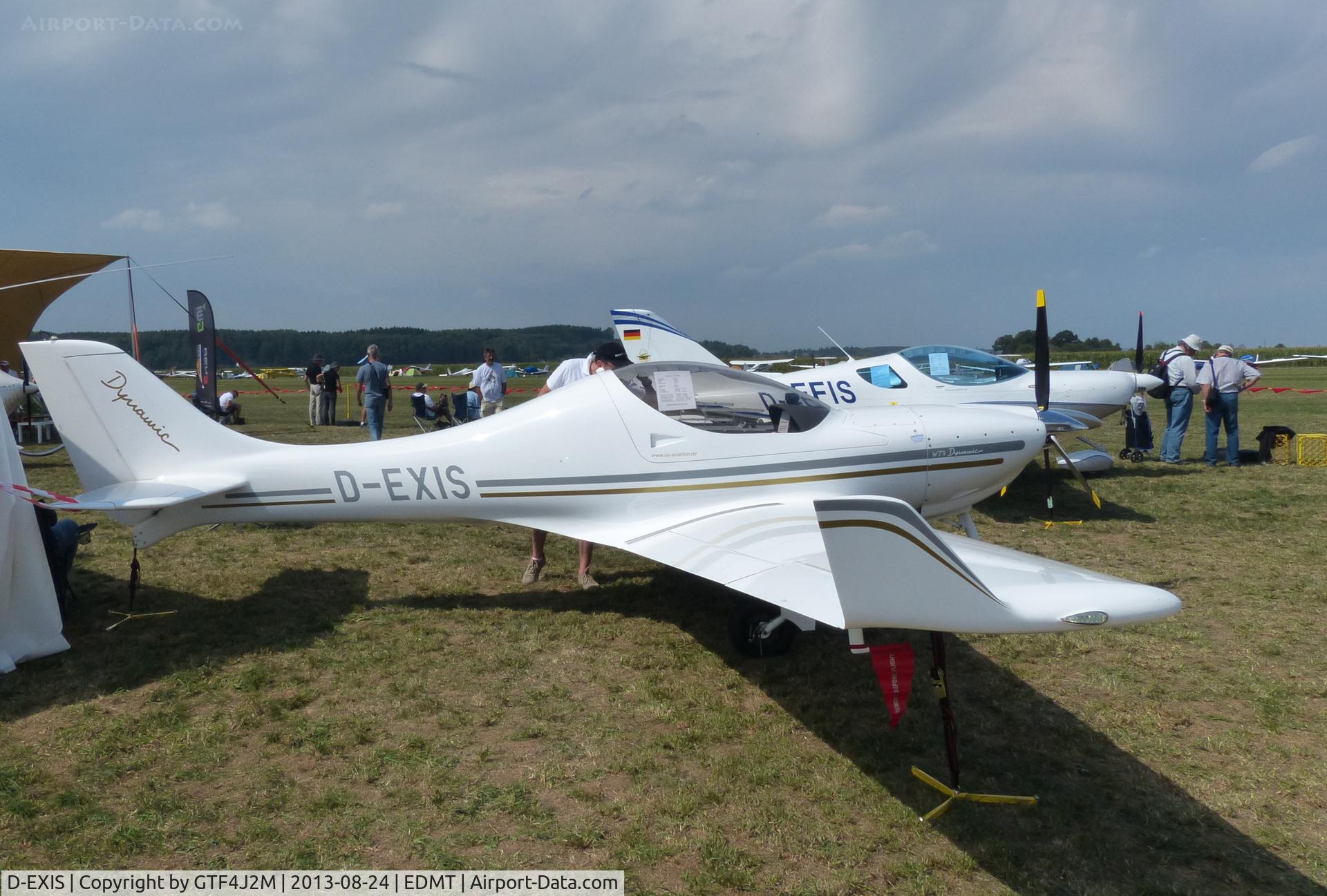 D-EXIS, 2012 Aerospool WT-9 Dynamic C/N DY433/2012, D-EXIS at Tannheim 24.8.13