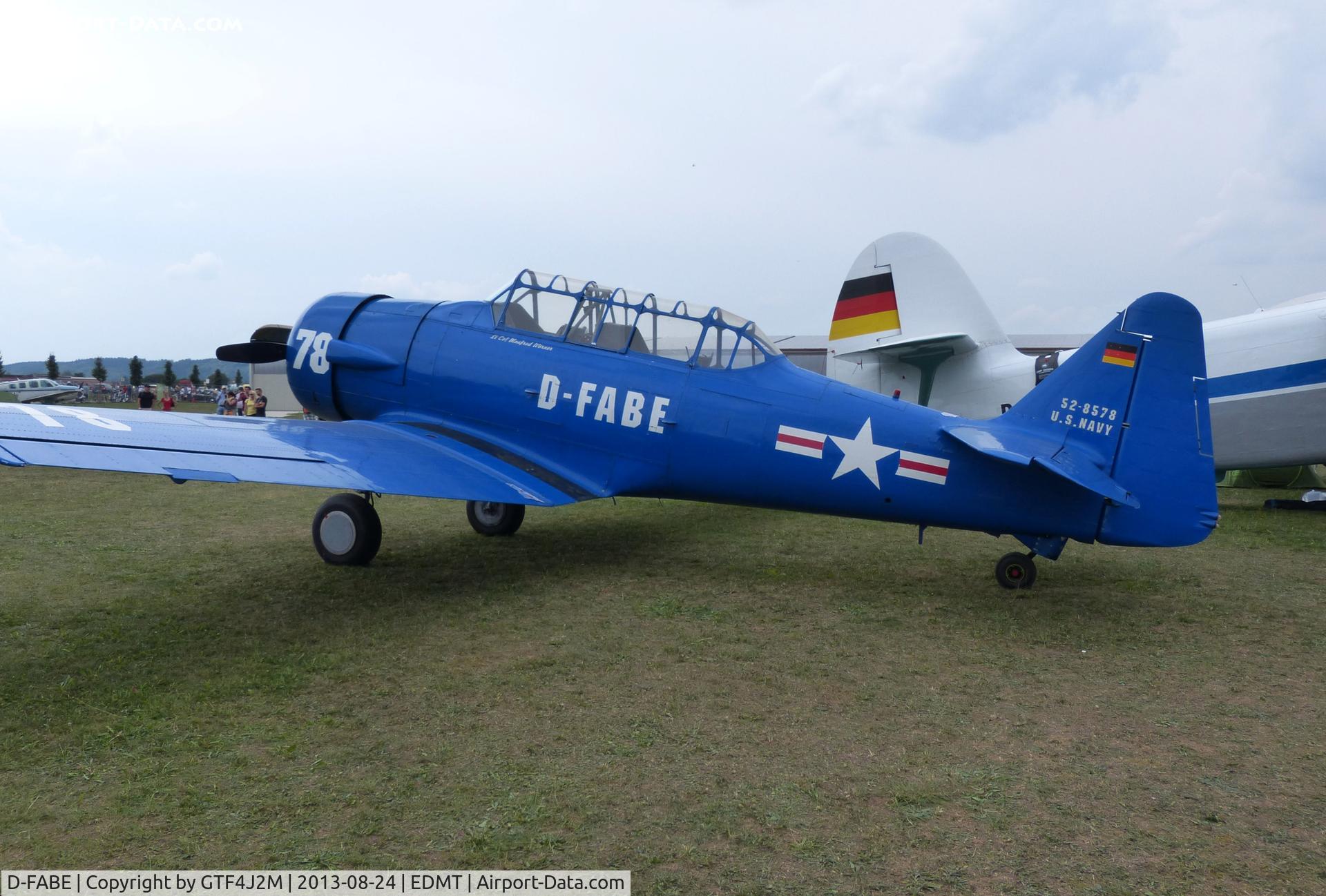 D-FABE, 1952 Canadian Car & Foundry T-6H Harvard Mk.4 C/N CCF4-499, D-FABE 