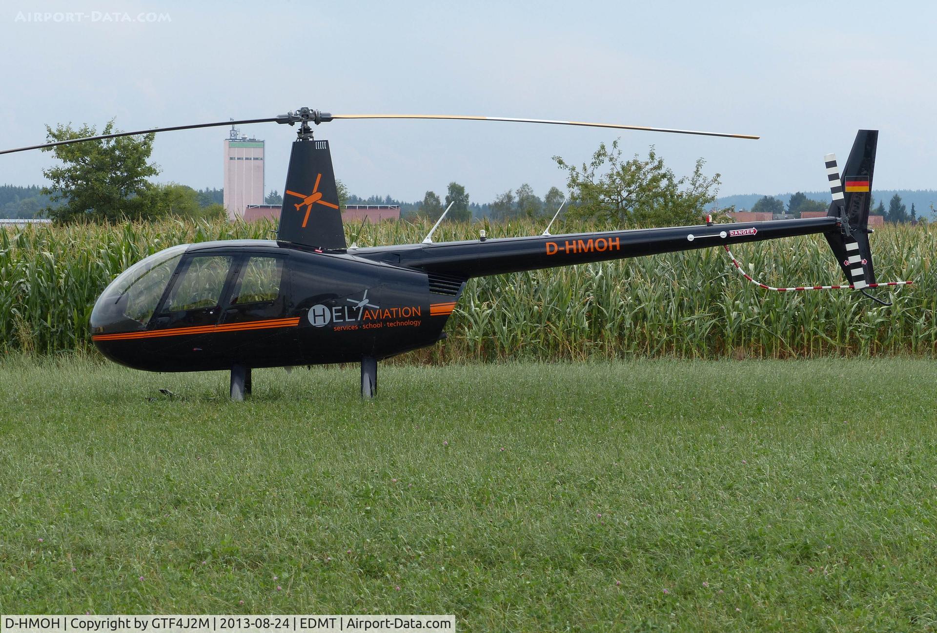 D-HMOH, Robinson R44  Raven II C/N 12741, D-HMOH at Tannheim 24.8.13