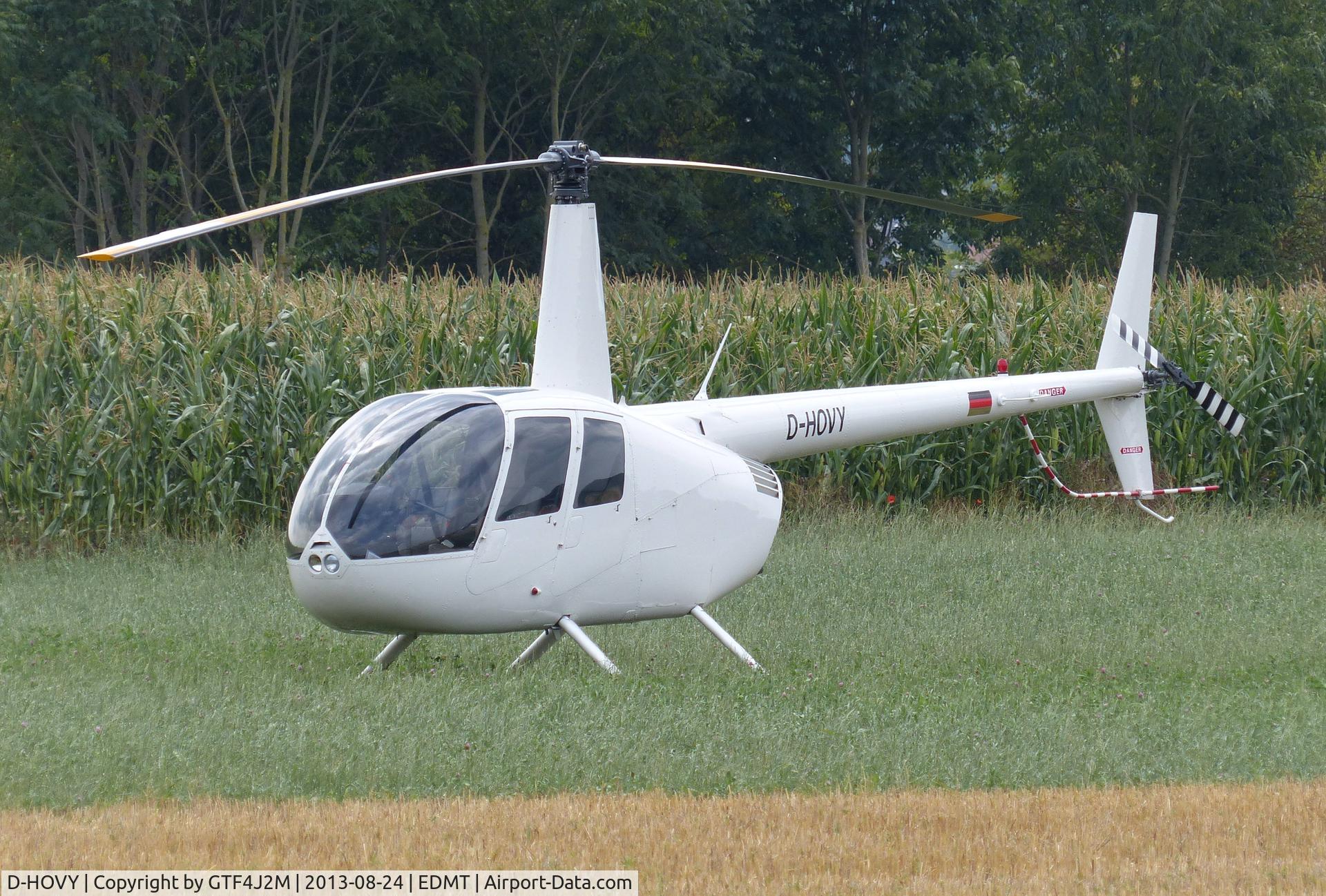 D-HOVY, 2010 Robinson R44 Raven I C/N 2056, D-HOVY at Tannheim 24.8.13