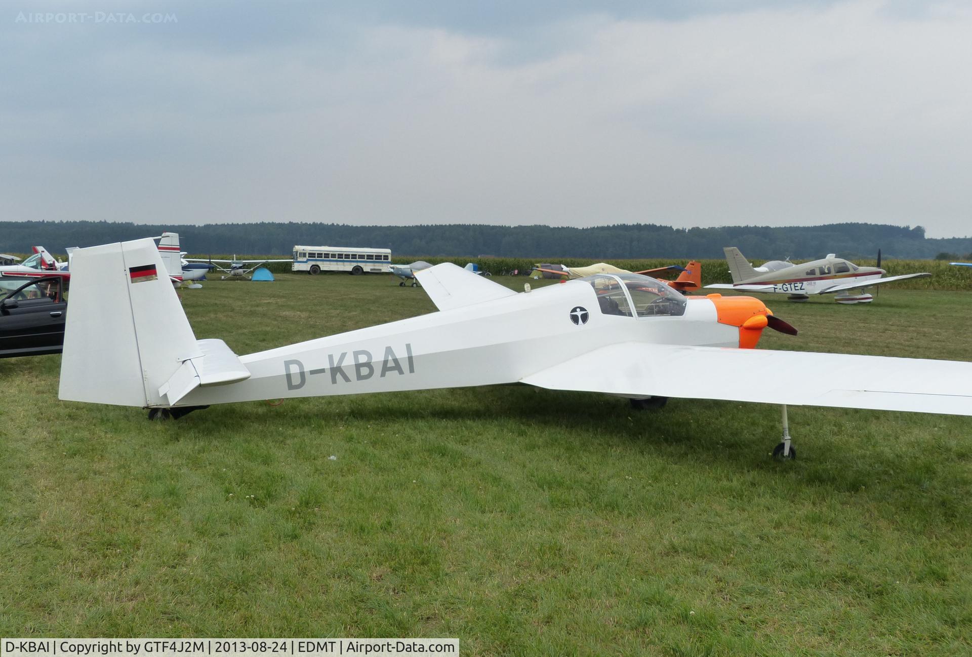 D-KBAI, Scheibe SF 25B Falke C/N 4683, D-KBAI at Tannheim 24.8.13