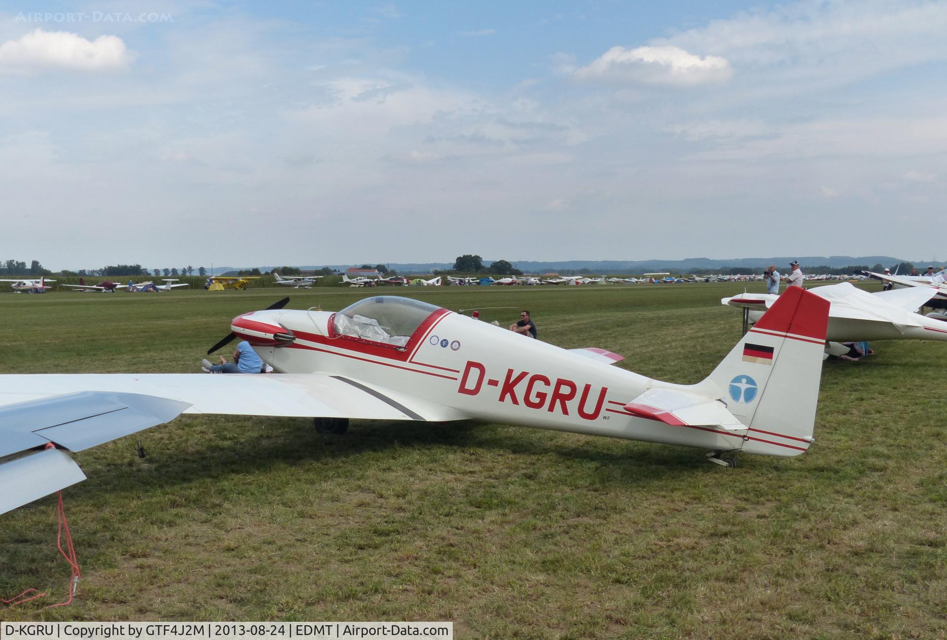 D-KGRU, Sportavia-Putzer Fournier RF-4D C/N 4132, D-KGRU at Tannheim 24.8.13