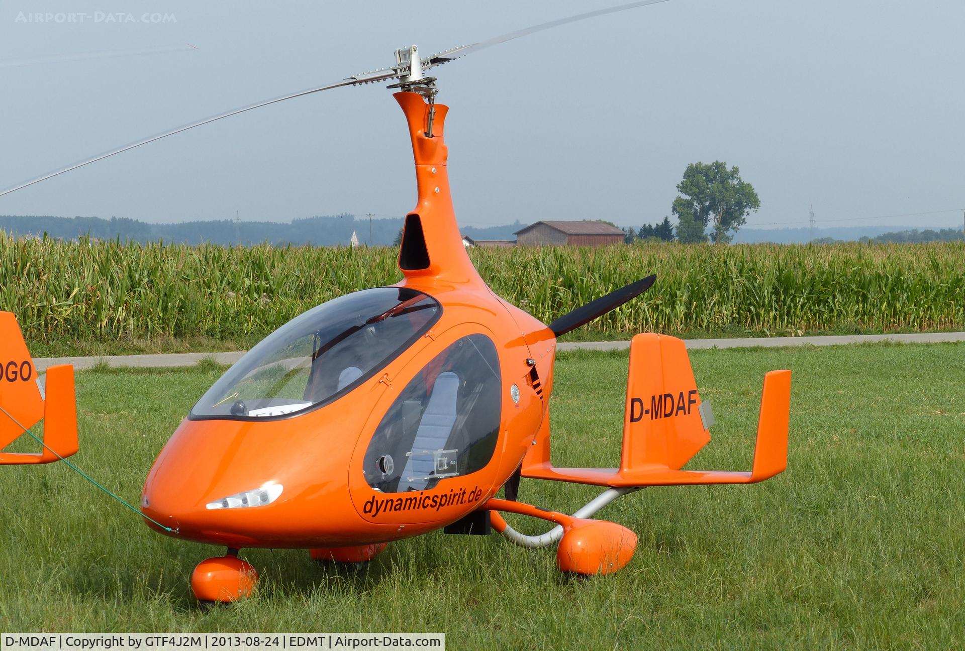 D-MDAF, 2014 AutoGyro Cavalon C/N Not found, D-MDAF at Tannheim 24.8.13