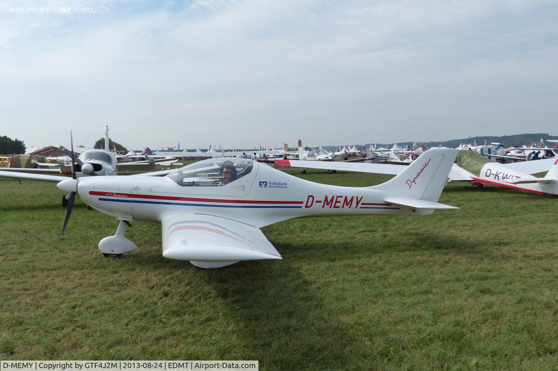 D-MEMY, 2008 Aerospool WT-9 Dynamic C/N DY289/2008, D-MEMY at Tannheim 24.8.13