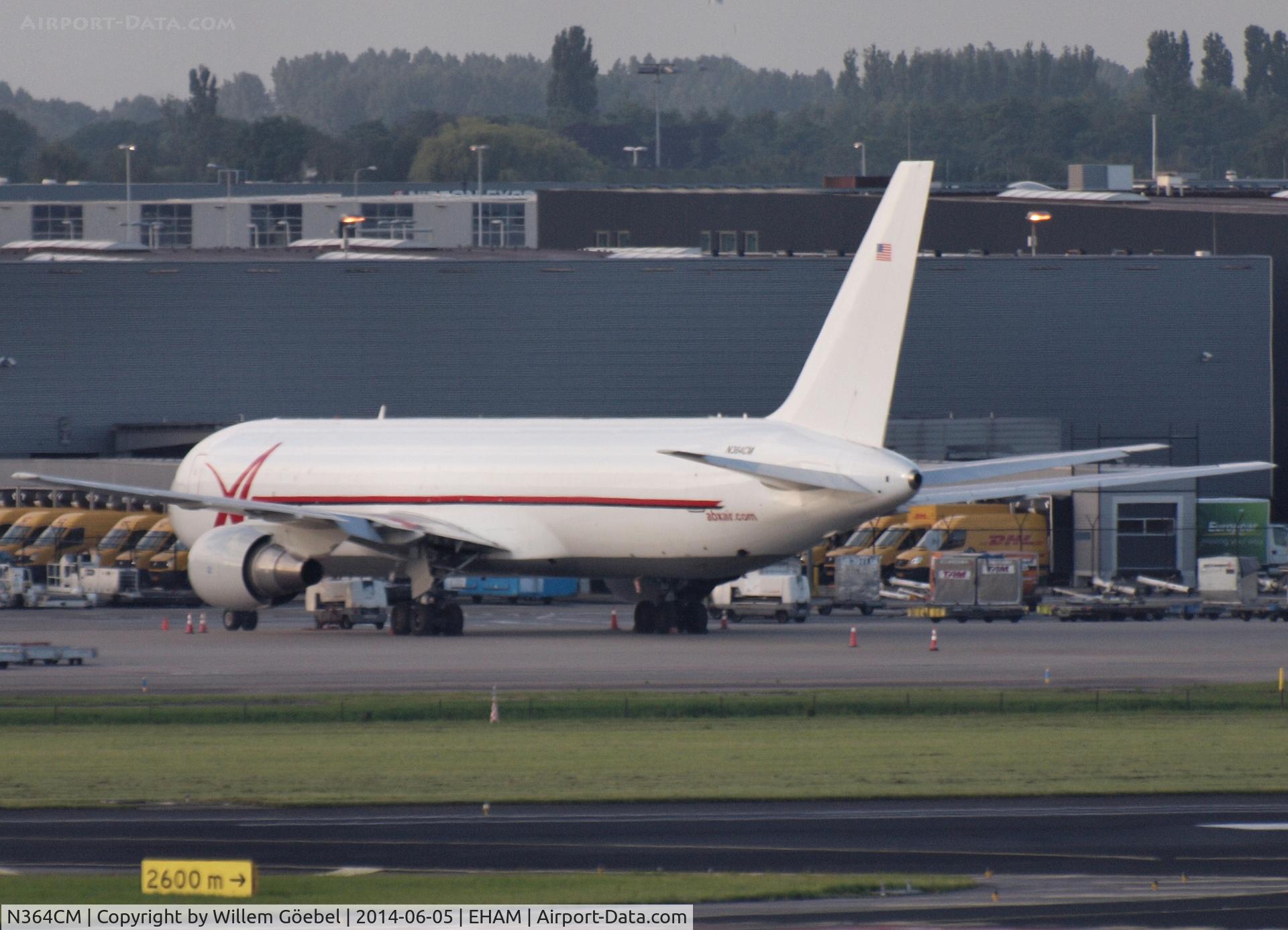 N364CM, 1989 Boeing 767-338/ER C/N 24531, Parking on the Cargo place on Schiphol Airport