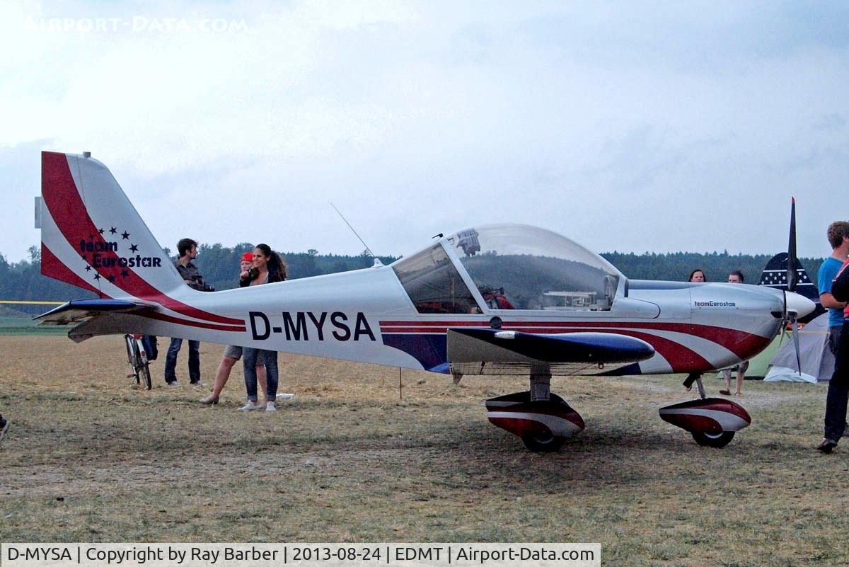 D-MYSA, 2008 Evektor EV-97 Eurostar C/N 2008-3225, Evektor EV-97 Team Eurostar [2008-3225] Tannheim~D 24/08/2013