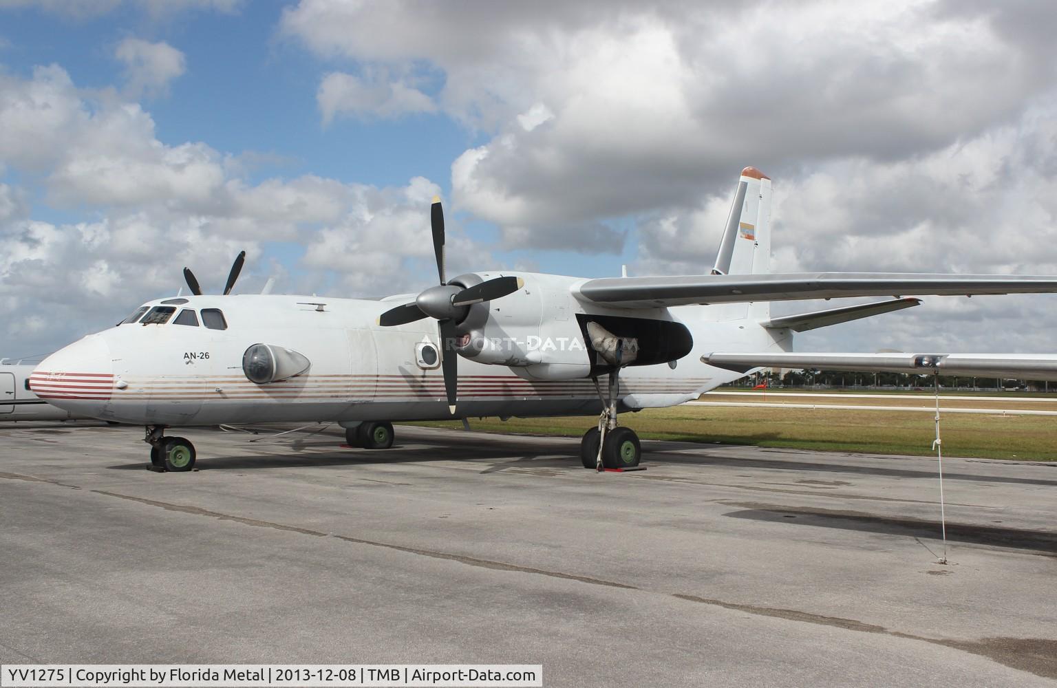 YV1275, 1981 Antonov An-26T C/N 10607, Antonov AN-26T from Venezuela