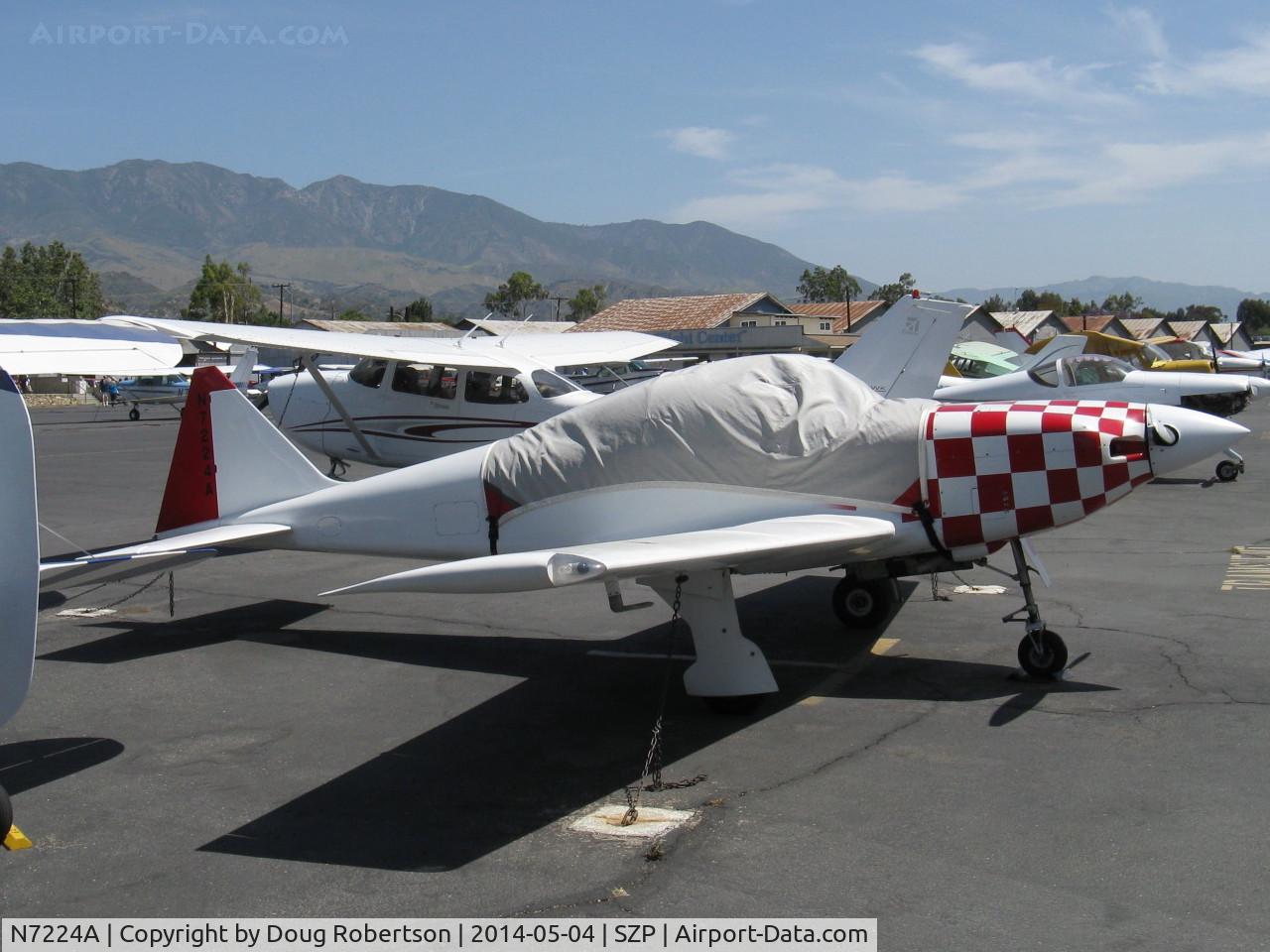 N7224A, 1998 Osprey GP-4 C/N 8, 1998 Baum PEREIRA GP4, Lycoming IO-360-A1A 210 Hp, rare plans-built speedster, George Pereira also designed a GP1 and a GP3 OSPREY II amphibian seaplane, and contracted for a prototype X-28A AIR SKIMMER for US Navy evaluation design later called GP-2.