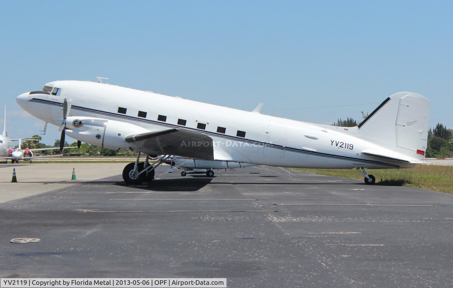 YV2119, Douglas DC-3TP C/N 26439, Venezuelan turbo prop DC-3