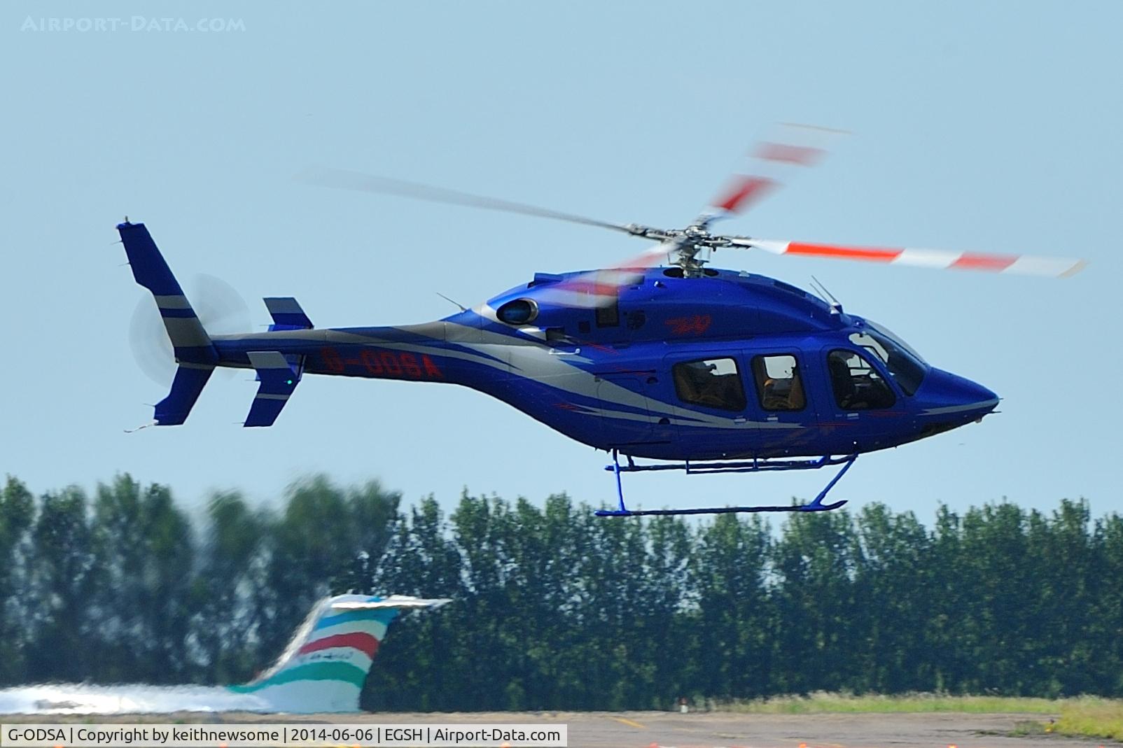 G-ODSA, 2013 Bell 429 GlobalRanger C/N 57139, Unexpected Visitor.