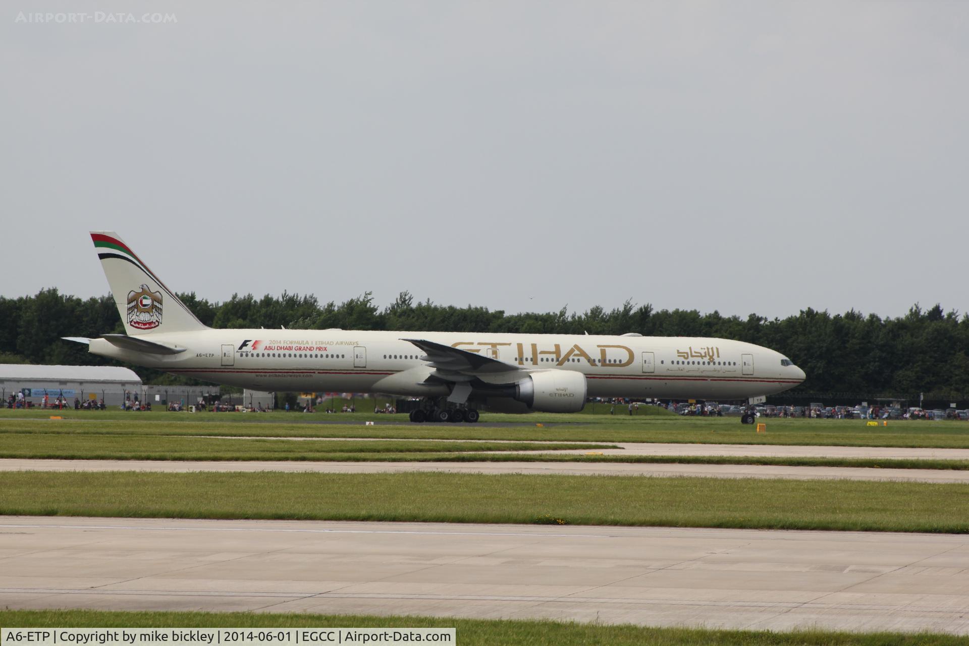 A6-ETP, 2013 Boeing 777-3FX/ER C/N 41699, f1 2014 Abu Dhabi GP