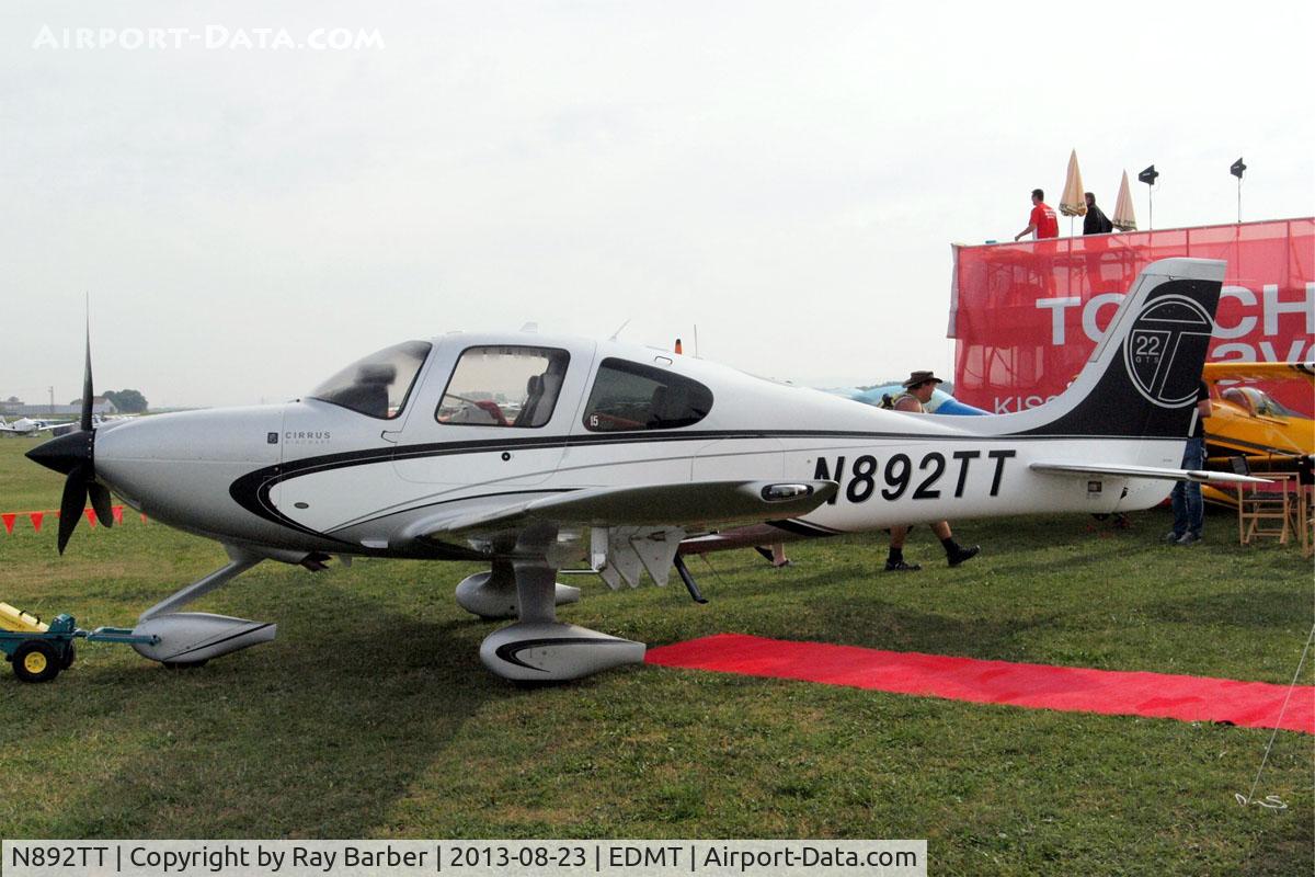 N892TT, 2013 Cirrus SR22T GTS C/N 0557, Cirrus Design SR-22T GTS [0557] Tannheim~D 23/08/2013