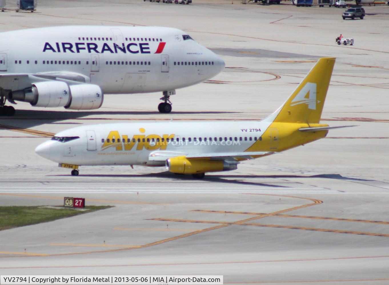 YV2794, 1984 Boeing 737-232 C/N 23089, Avior 737-200