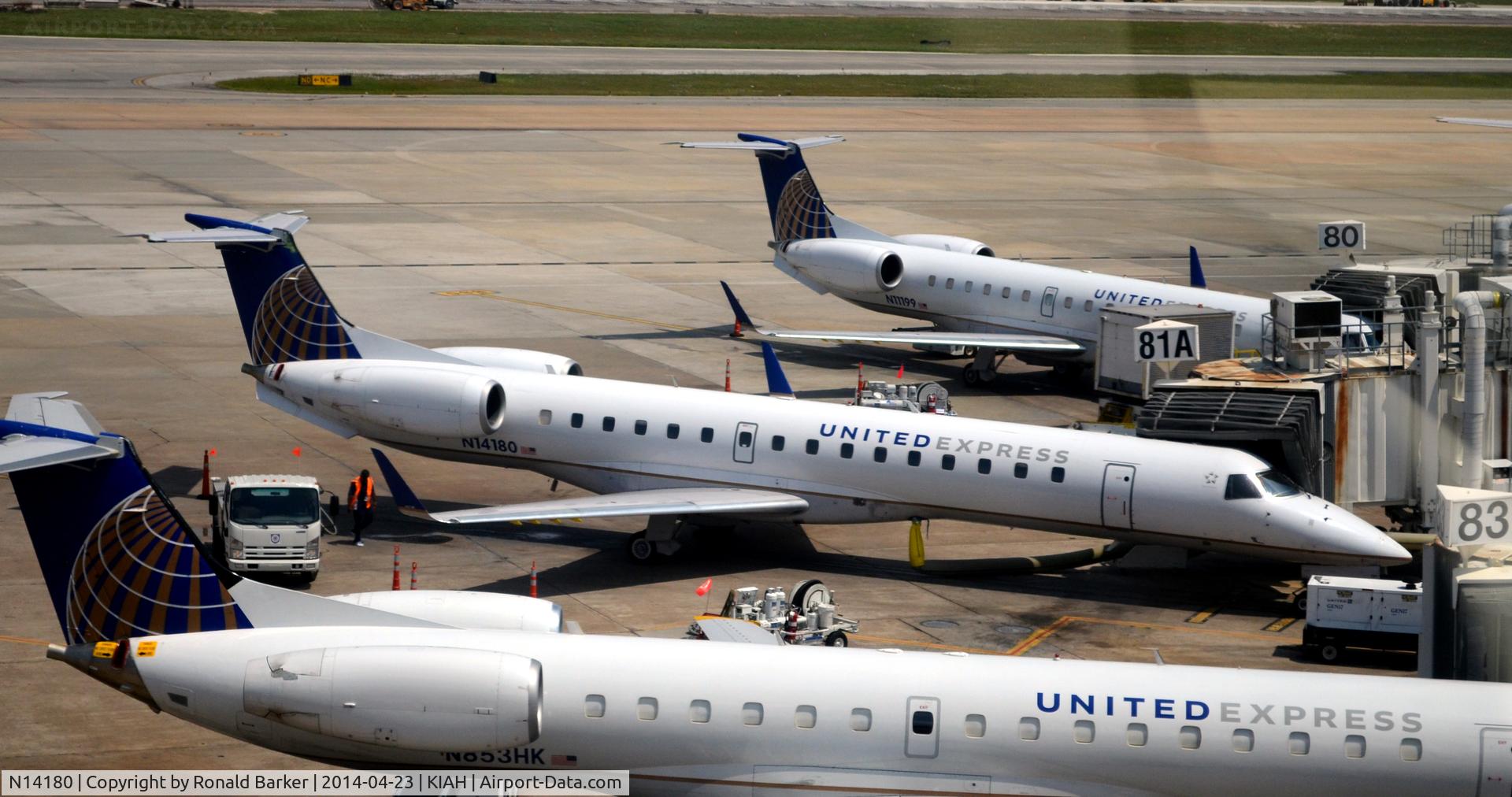 N14180, 2005 Embraer ERJ-145XR (EMB-145XR) C/N 14500900, Houston