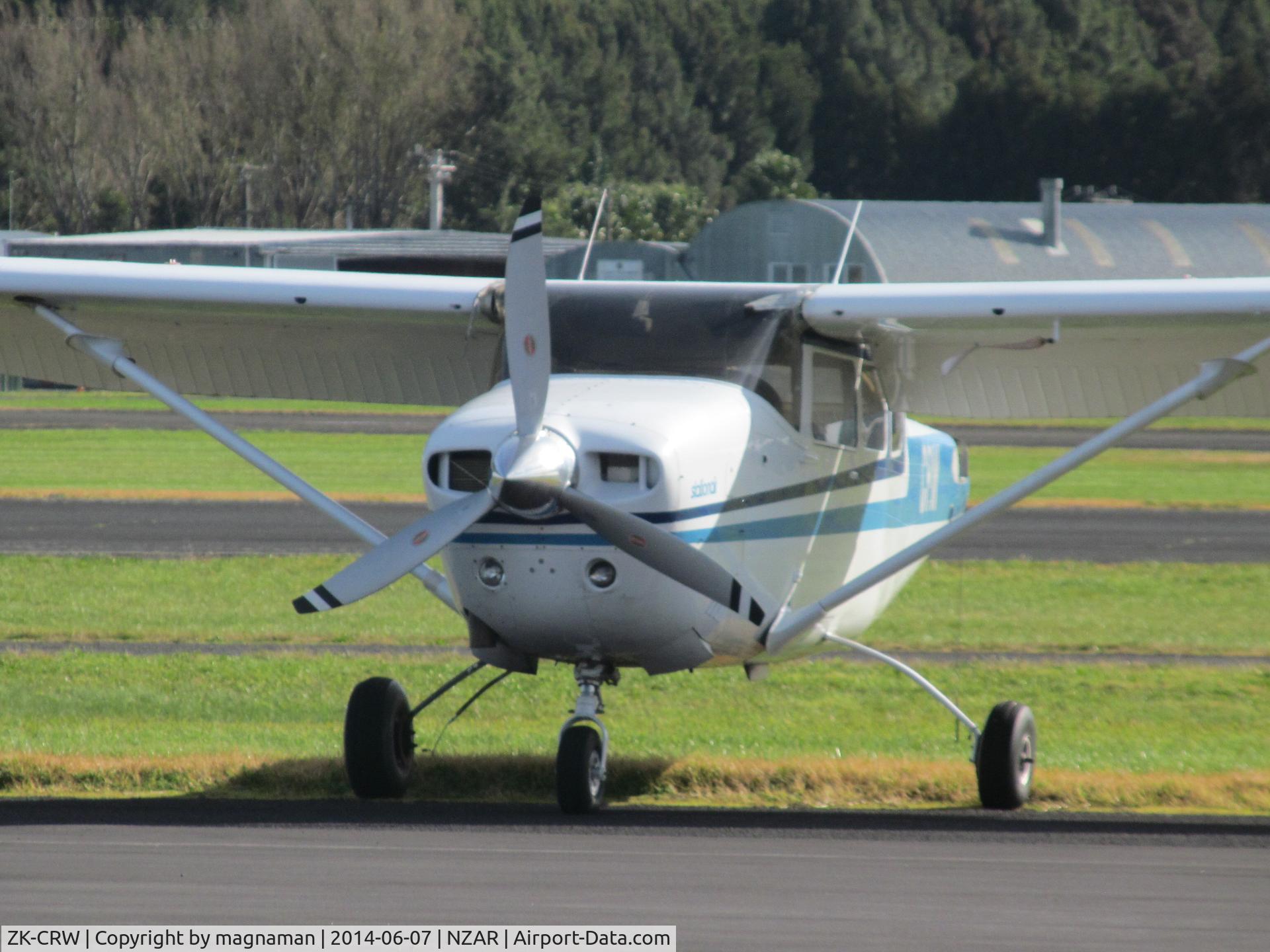 ZK-CRW, 1976 Cessna TU206F Turbo Stationair C/N U20603434, Not 100% sure of ID but looked like CRW