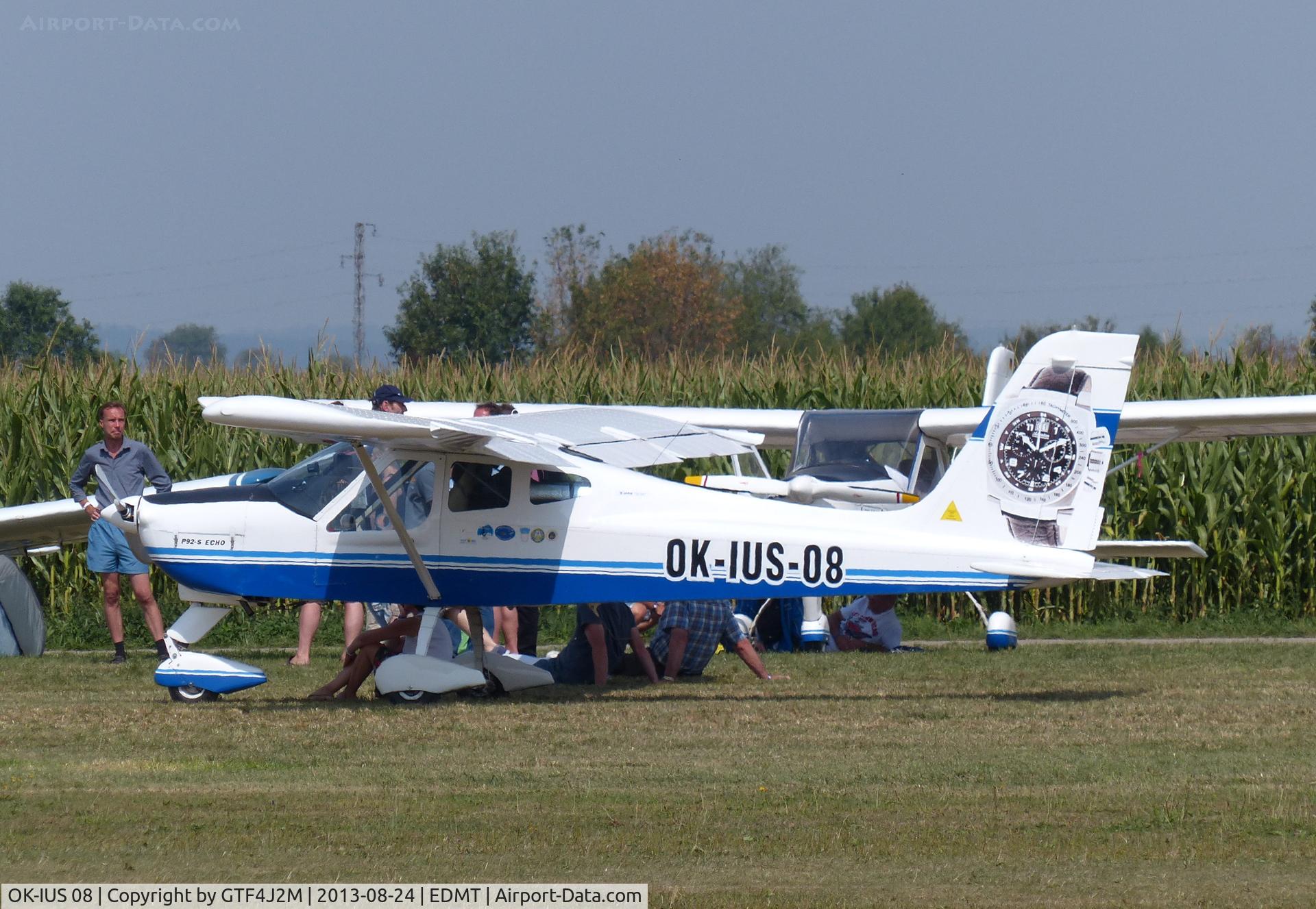 OK-IUS 08, Tecnam P-92S Echo C/N Not found OK-IUS 08, OK-IUS 08 at Tannheim 24.8.13