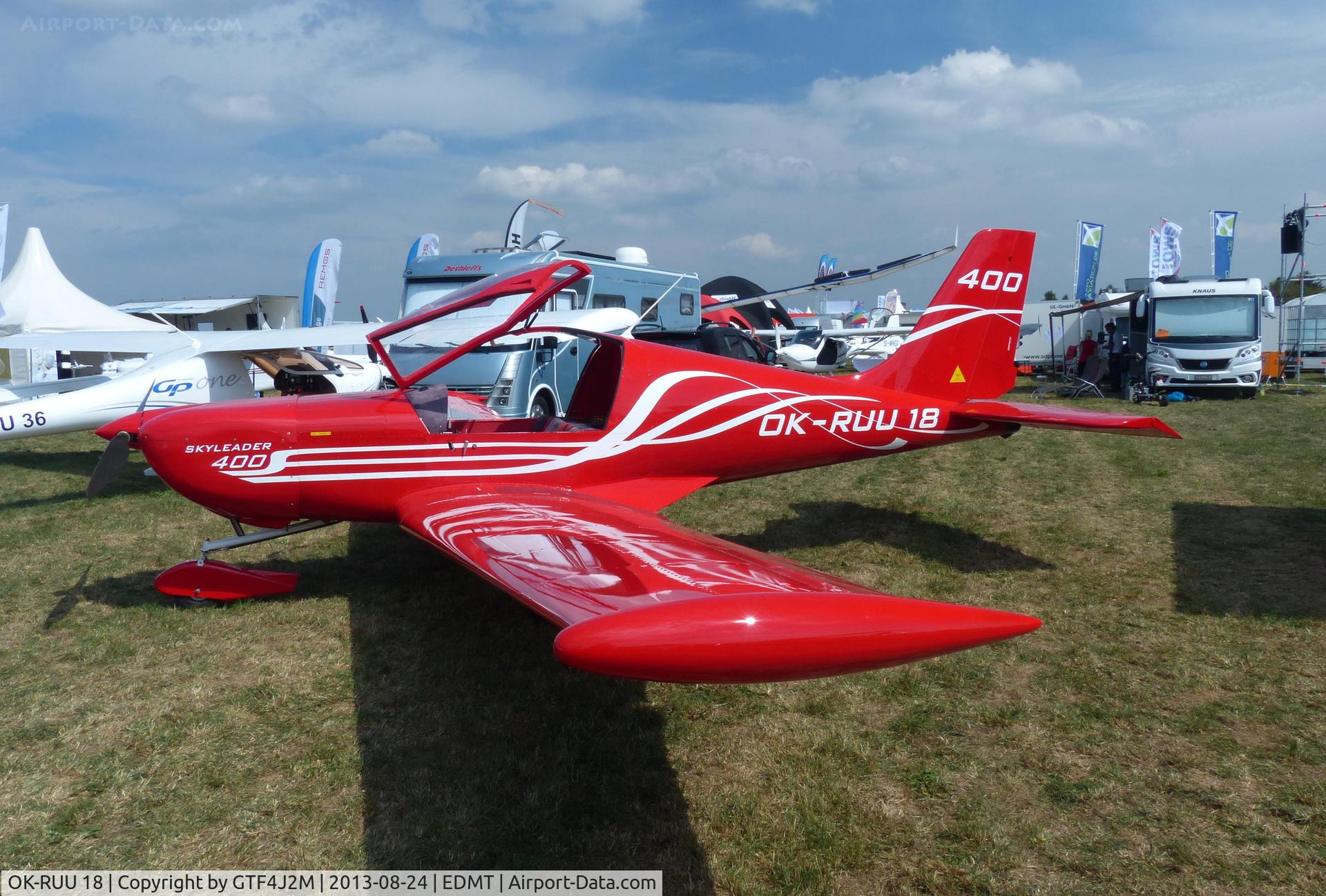 OK-RUU 18, Jihlavan Skyleader 400 C/N Not found OK-RUU, OK-RUU 18 at Tannheim 24.8.13