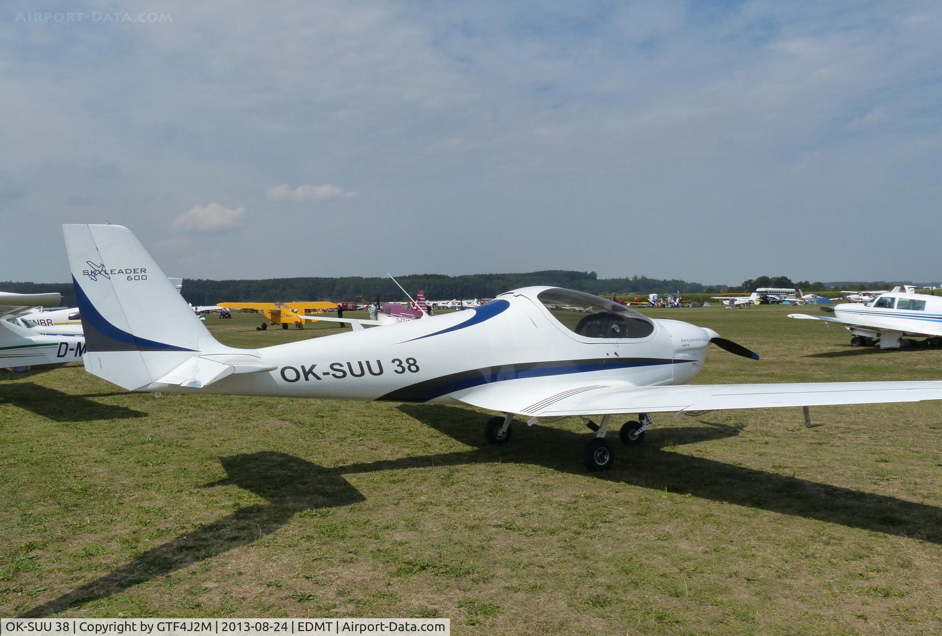 OK-SUU 38, Jihlavan Skyleader 600 C/N Not found OK-SUU, OK-SUU 38 at Tannheim 24.8.13