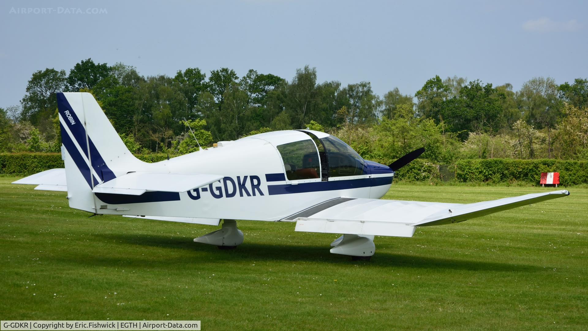 G-GDKR, 1983 Robin DR-400-140B Major C/N 1623, 2. G-GDKR visiting Shuttleworth (Old Warden) Aerodrome.