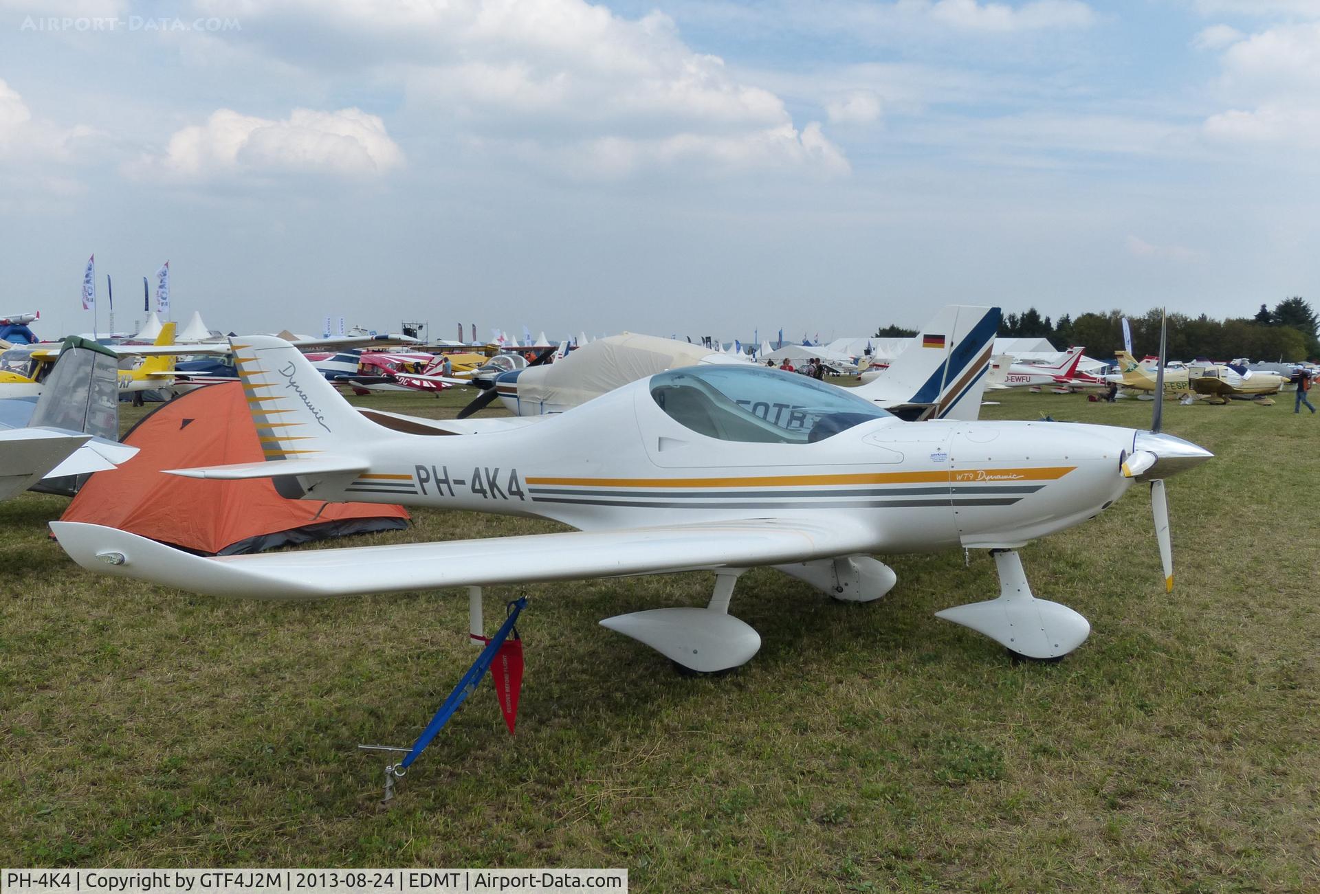 PH-4K4, 2012 Aerospool WT-9 Dynamic C/N DY432/2012, PH-4K4 at Tannheim 24.8.13