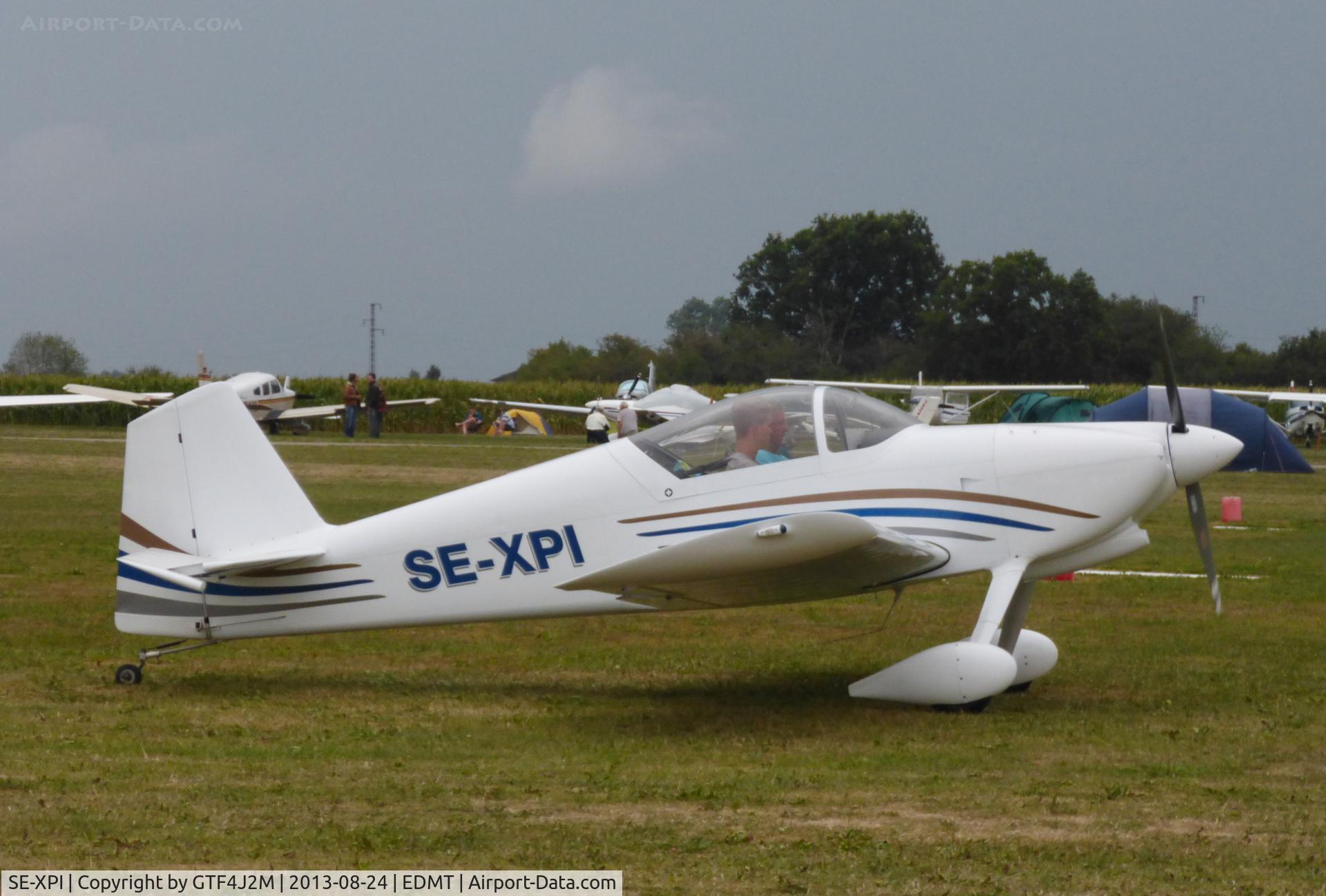 SE-XPI, 2001 Vans RV-6 C/N 21371, SE-XPI at Tannheim 24.8.13