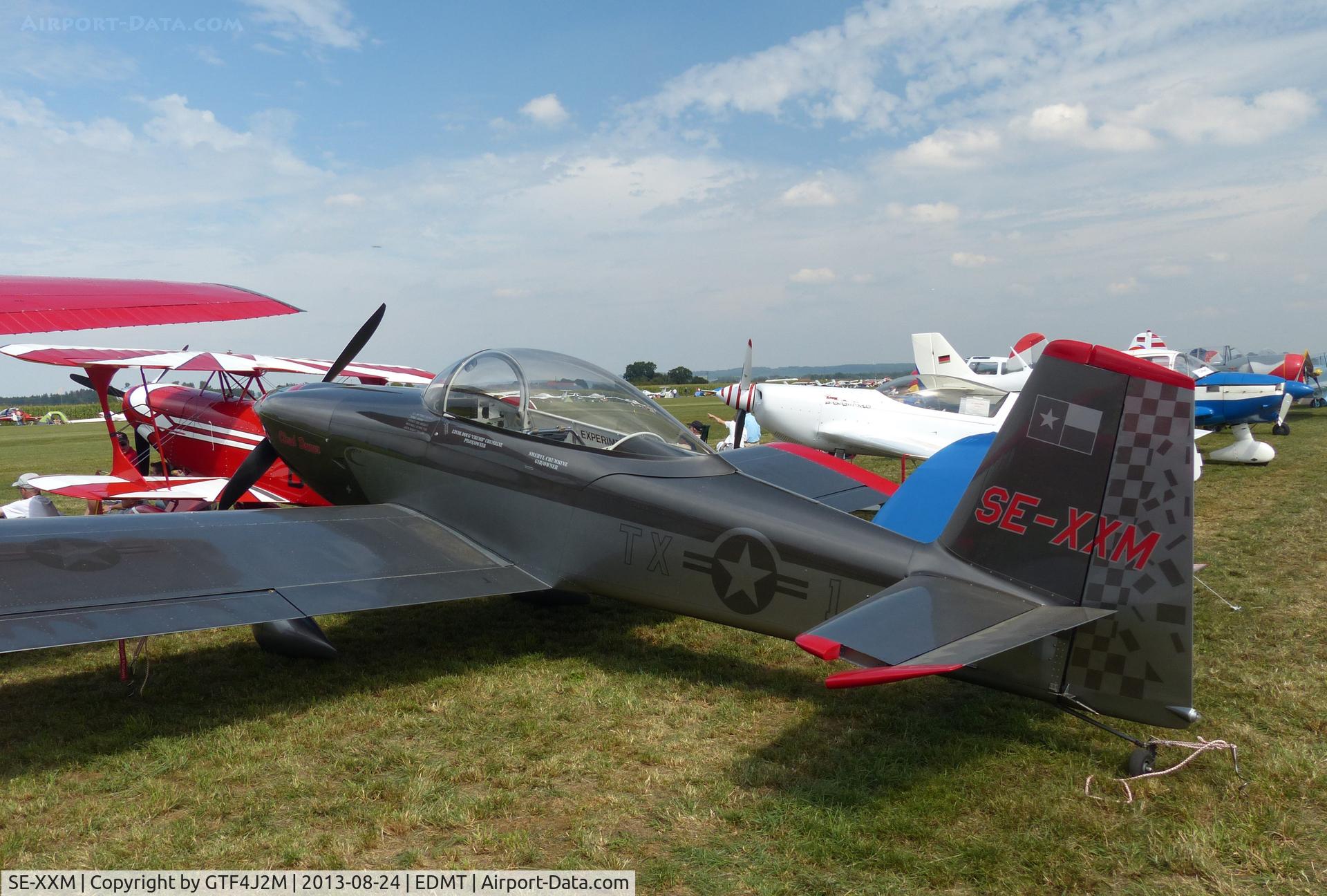 SE-XXM, Vans RV-8 C/N 81366, SE-XXM 'TX-1' in pseudo USAF c/s at Tannheim 24.8.13