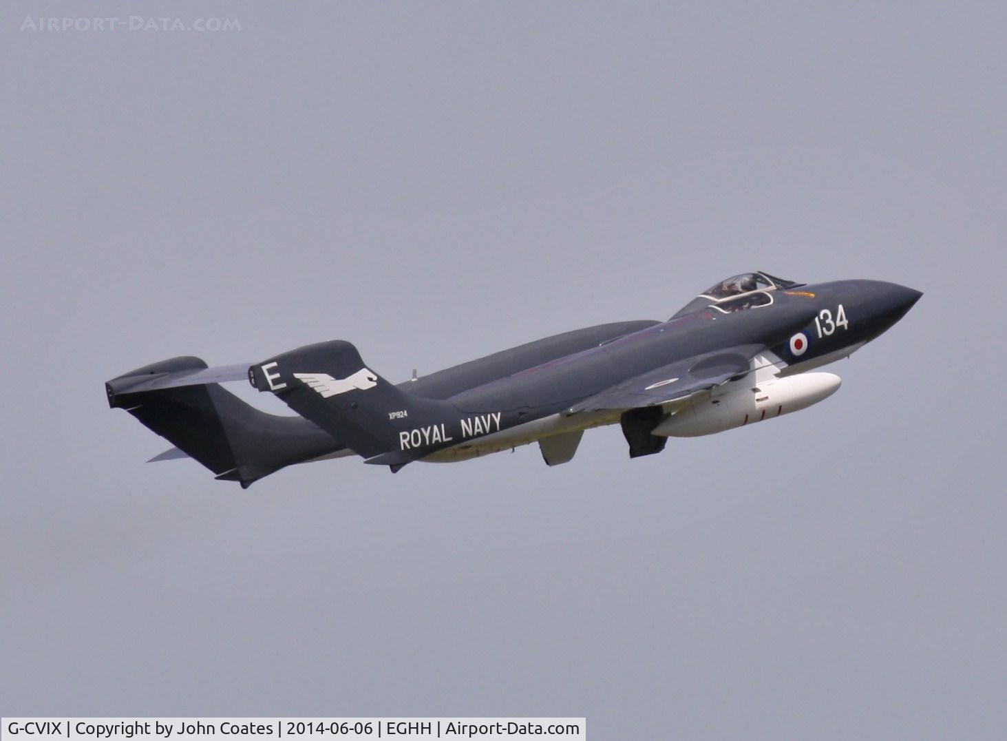 G-CVIX, 1963 De Havilland DH-110 Sea Vixen D.3 C/N 10132, On air test