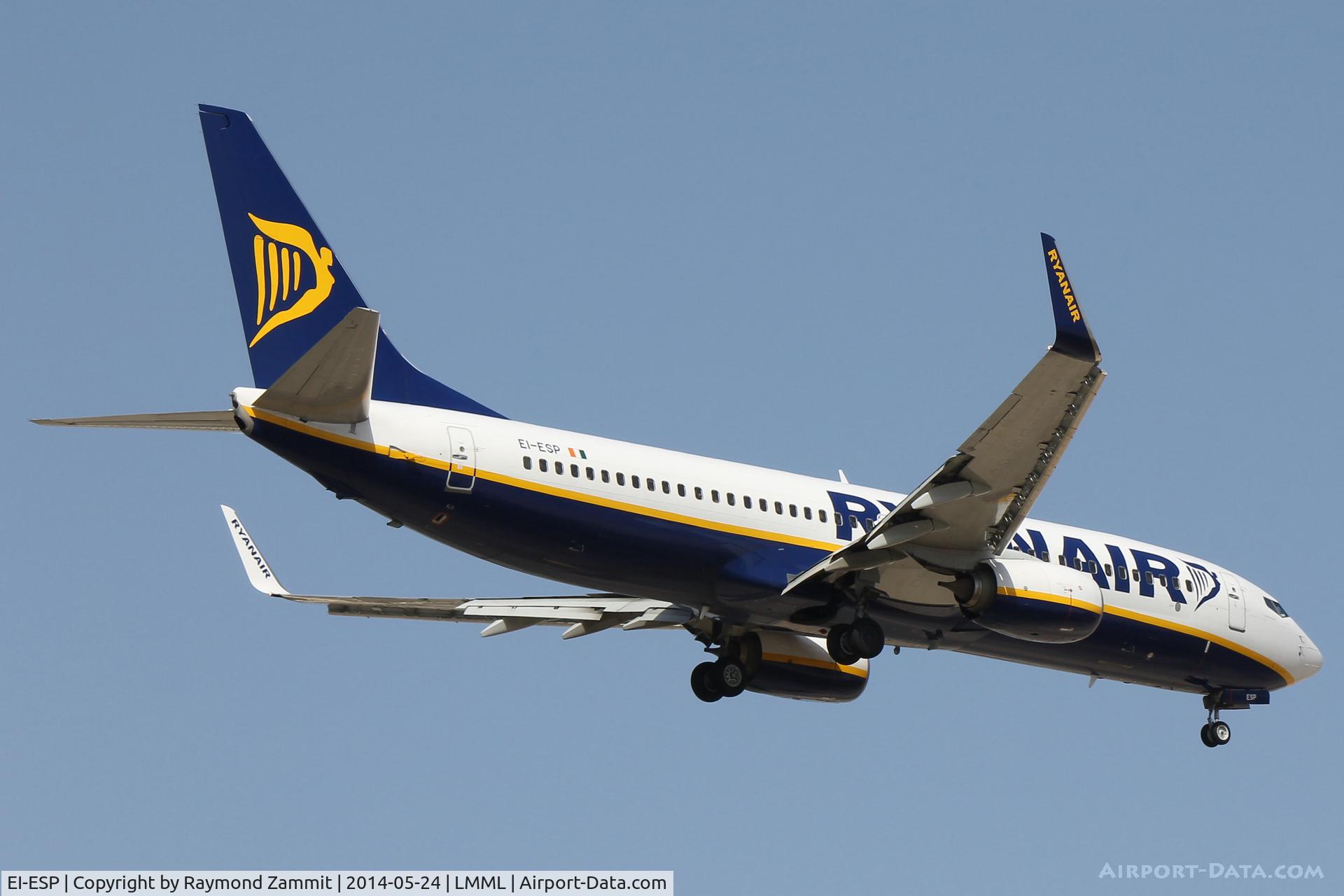 EI-ESP, 2011 Boeing 737-8AS C/N 34990, B737-800 EI-ESP Ryanair