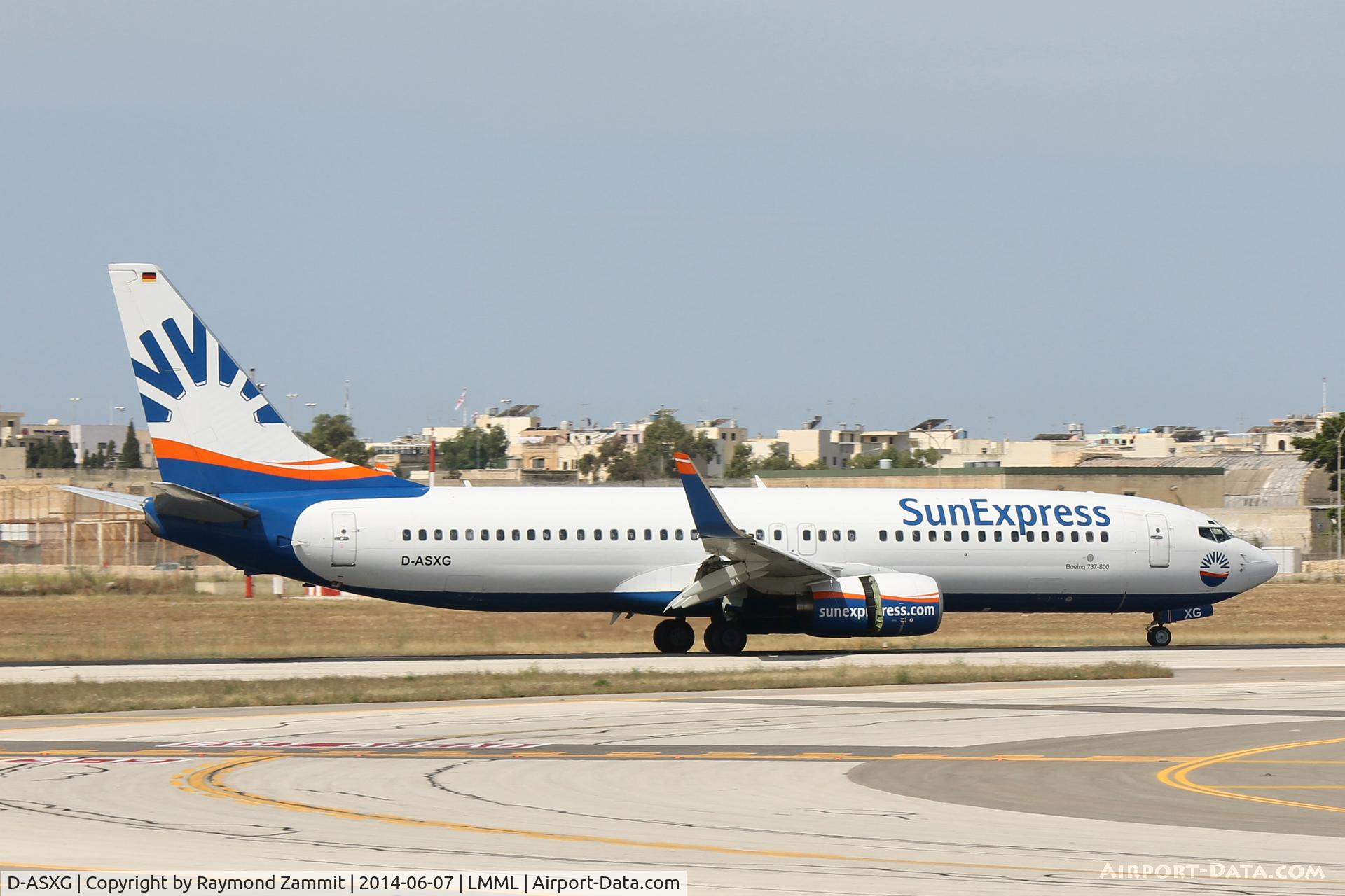 D-ASXG, 2002 Boeing 737-8CX C/N 32366, B737-800 D-ASXG SunExpress.
