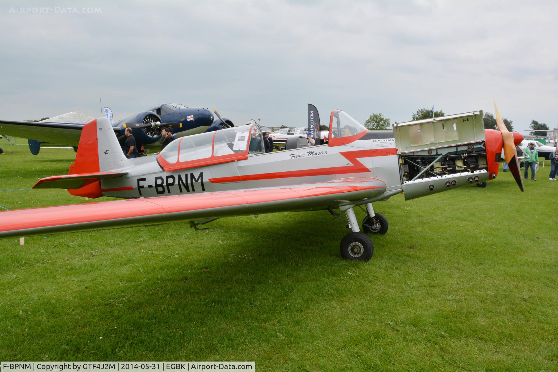 F-BPNM, Zlin Z-326 Trener Master C/N 928, F-BPNM at Aero Expo Sywell 31.5.14