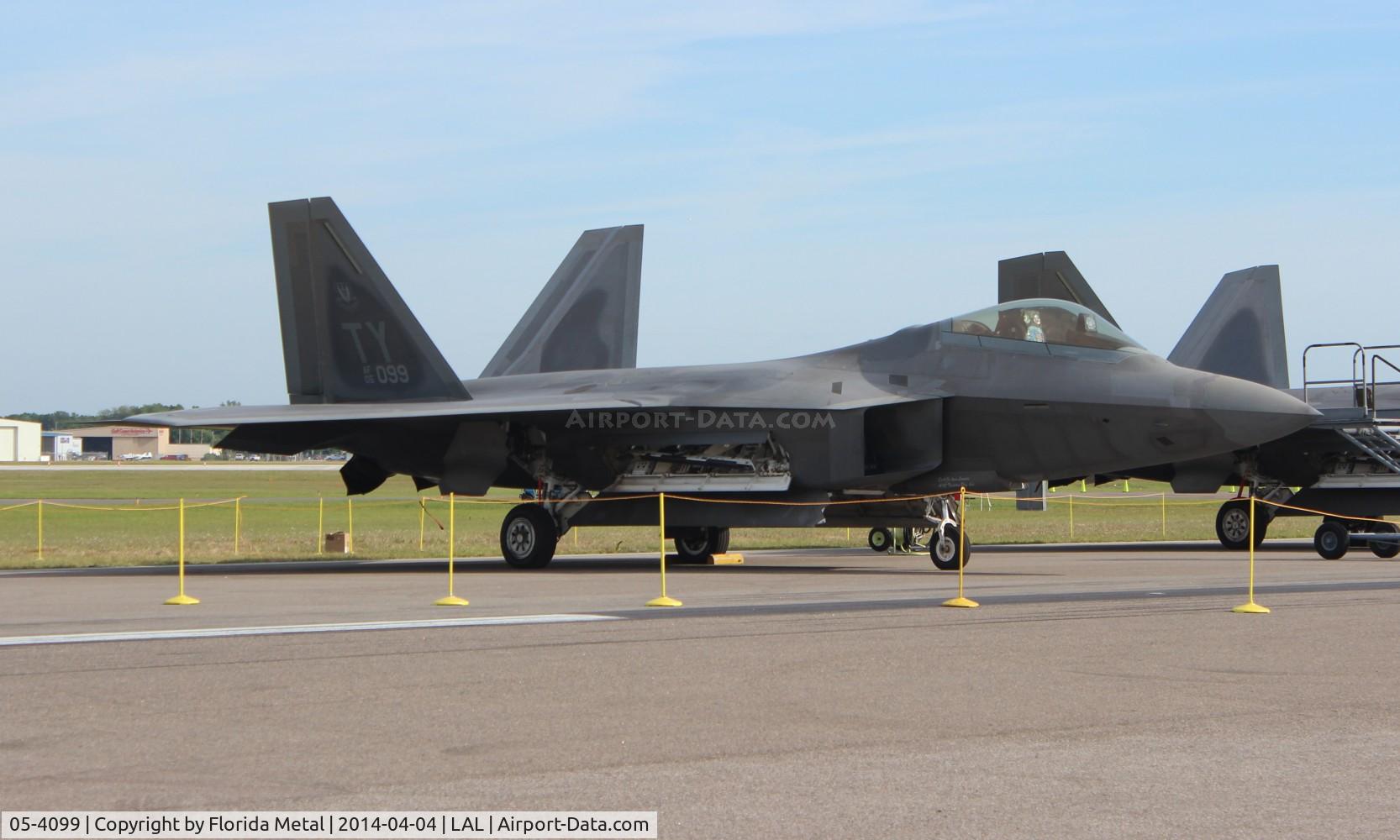 05-4099, 2005 Lockheed Martin F-22A Raptor C/N 645-4099, F-22A Raptor at Sun N Fun 2014