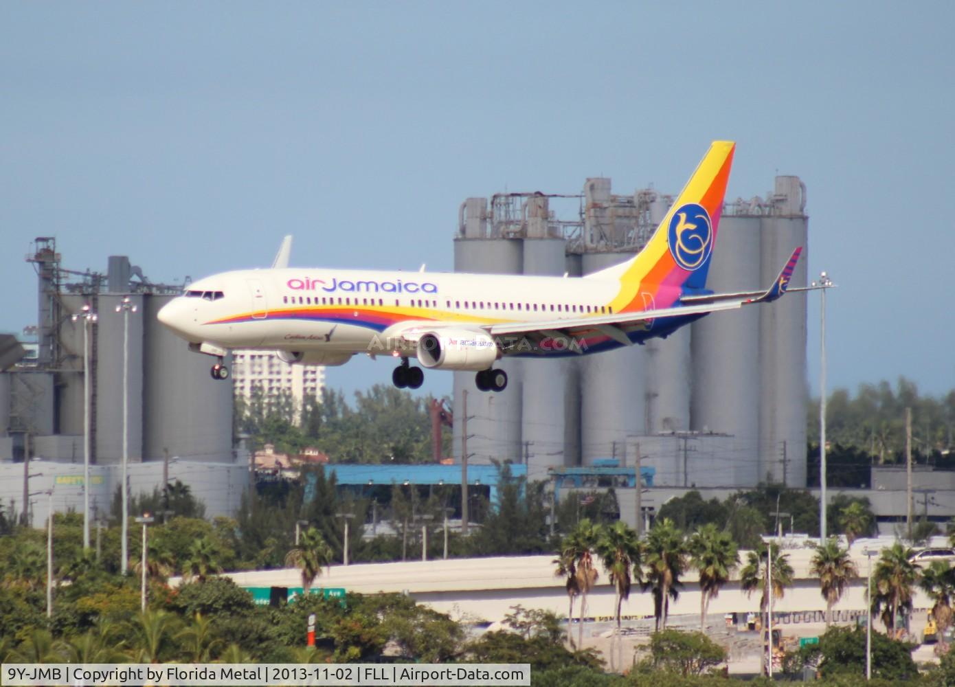 9Y-JMB, 2002 Boeing 737-8Q8 C/N 30661, Air Jamaica 737-800