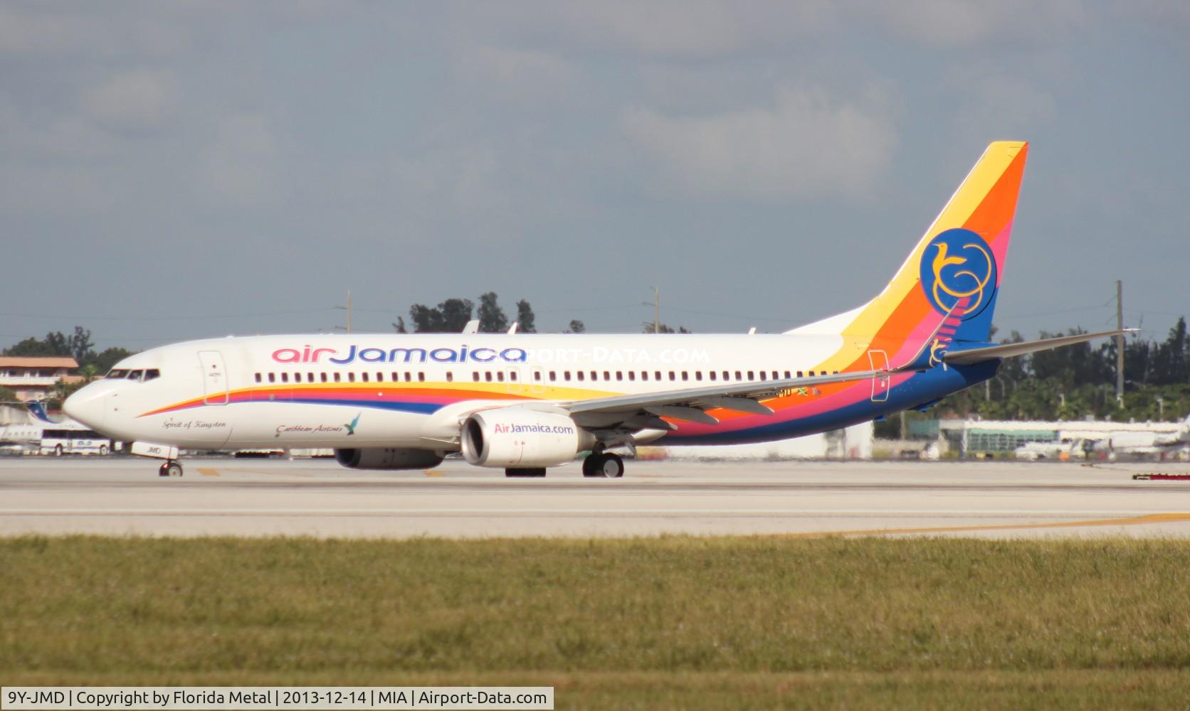 9Y-JMD, 2007 Boeing 737-8Q8 C/N 30720, Air Jamaica 737-800