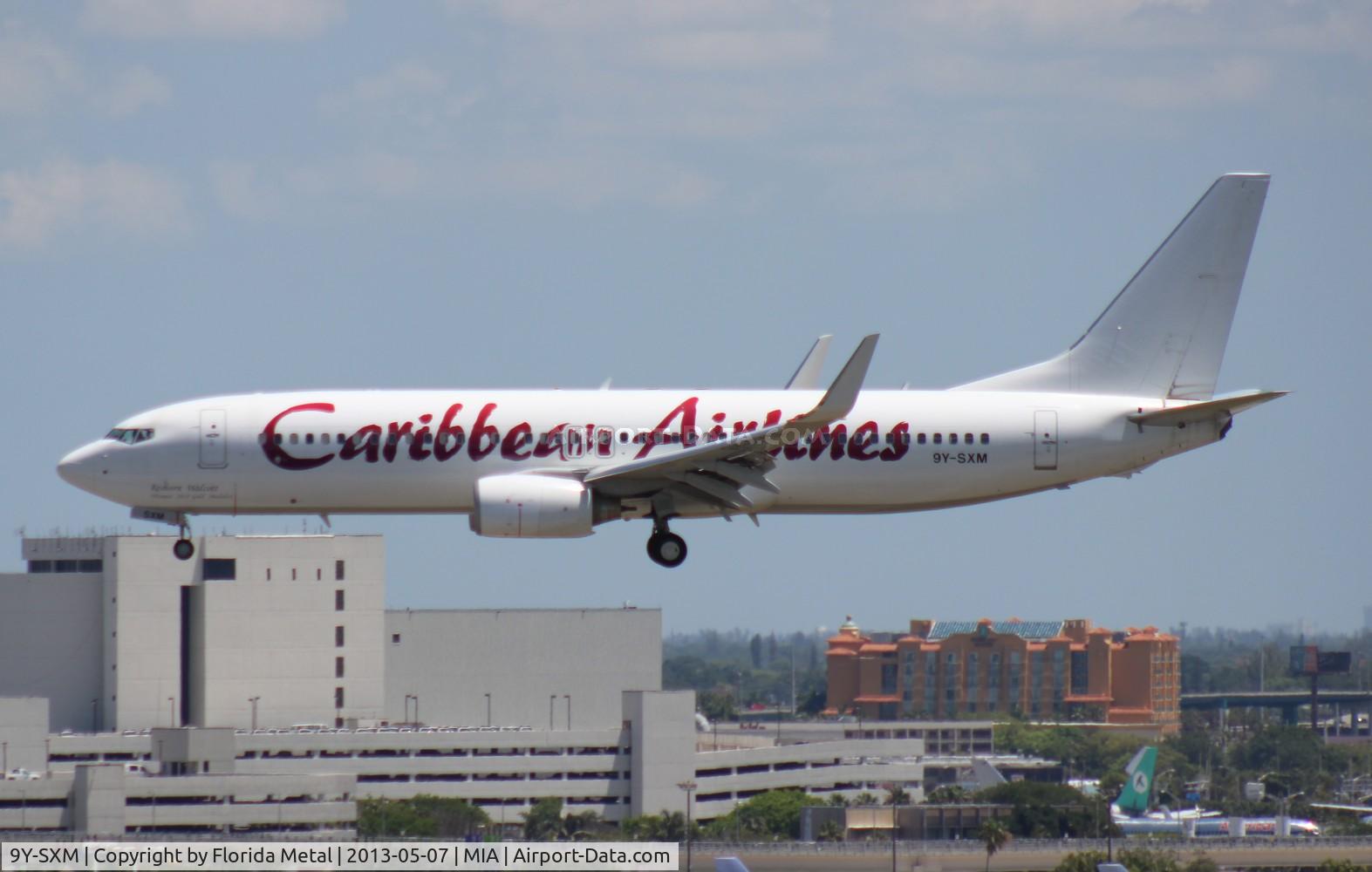 9Y-SXM, 2011 Boeing 737-8HO C/N 37935, Caribbean 737-800