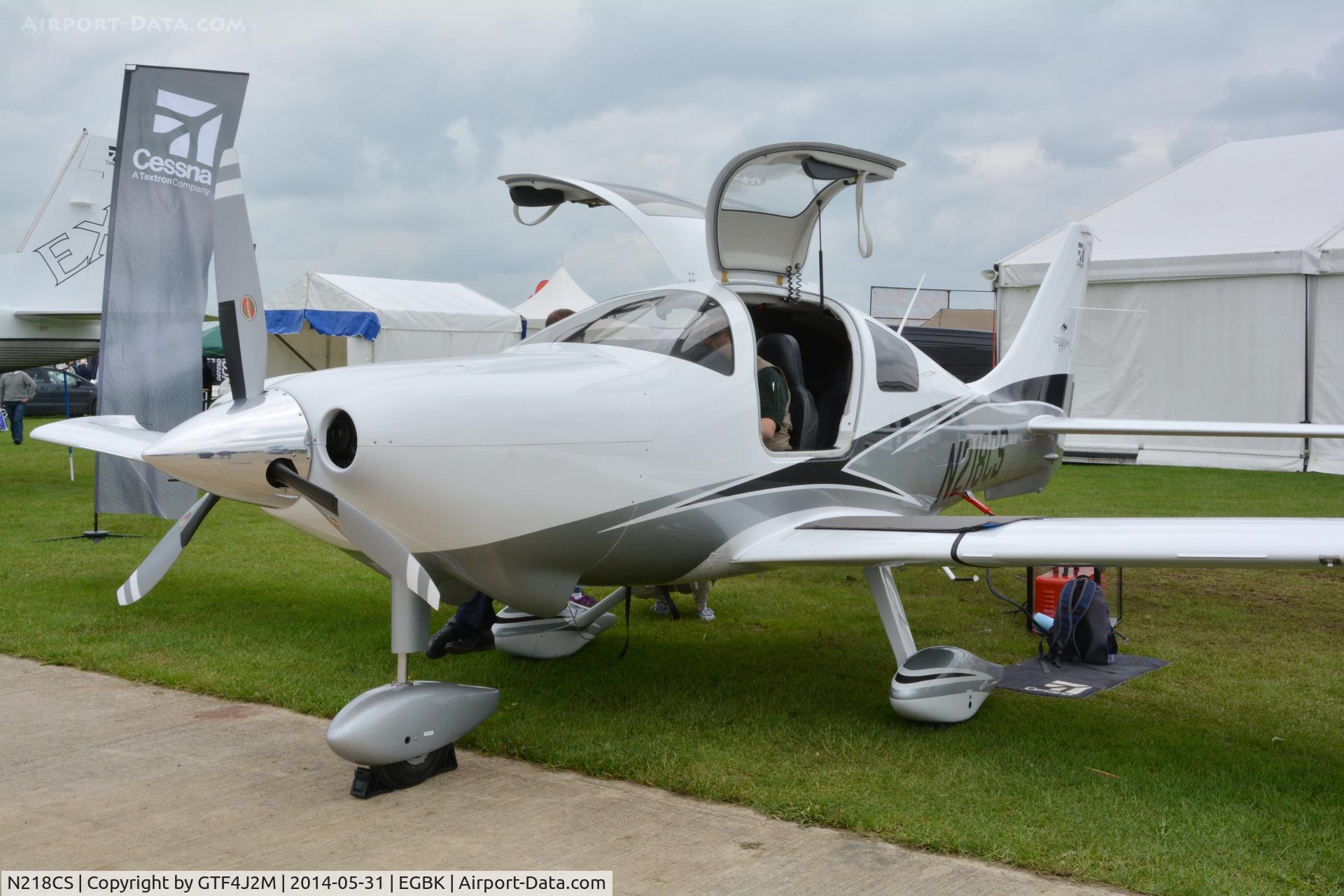 N218CS, 2013 Cessna T240 TTx C/N T24002012, N218CS at Aero Expo Sywell 31.5.14