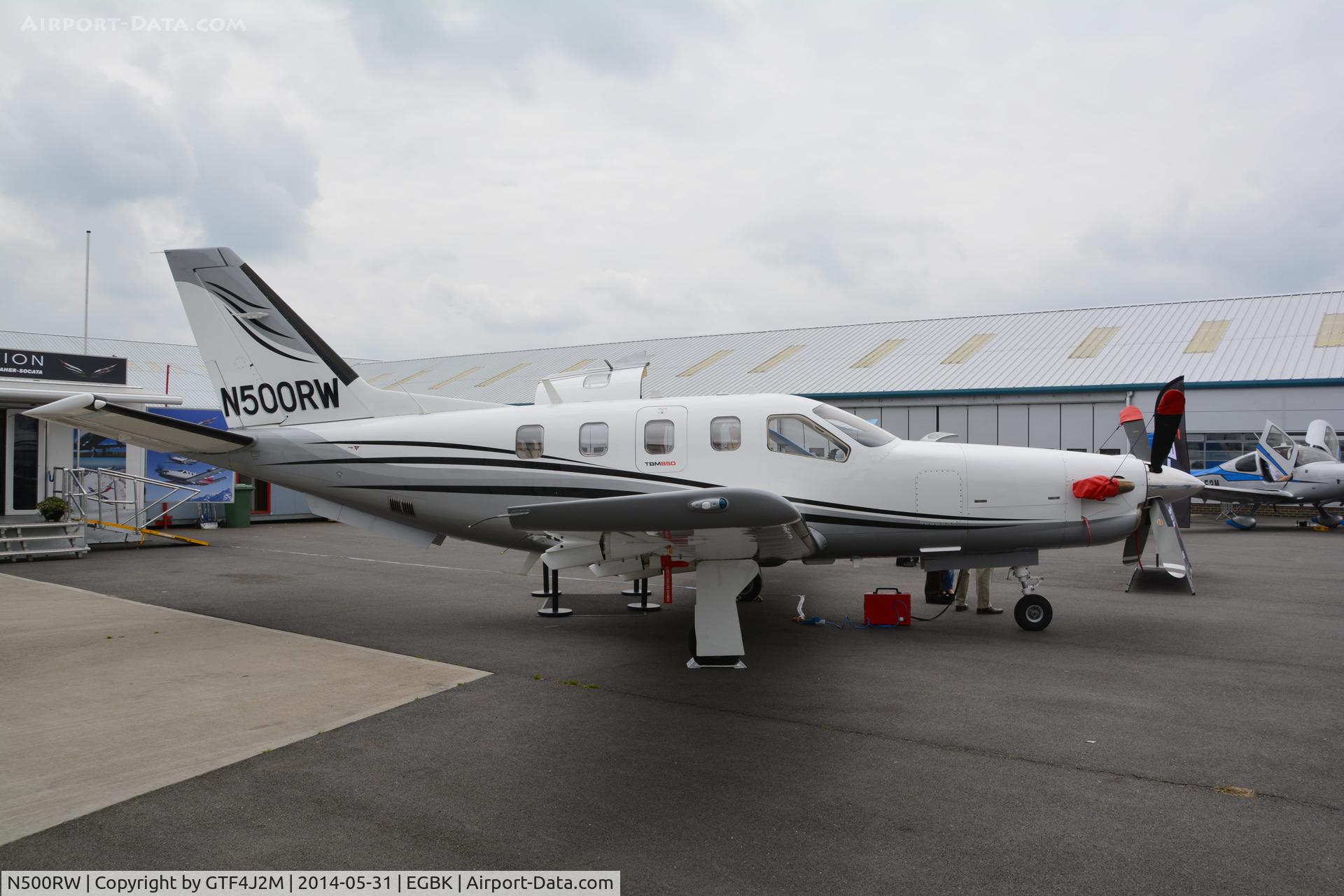 N500RW, 2011 Socata TBM-700 C/N 578, N500RW  TBM-850 at Aero Expo Sywell 31.5.14