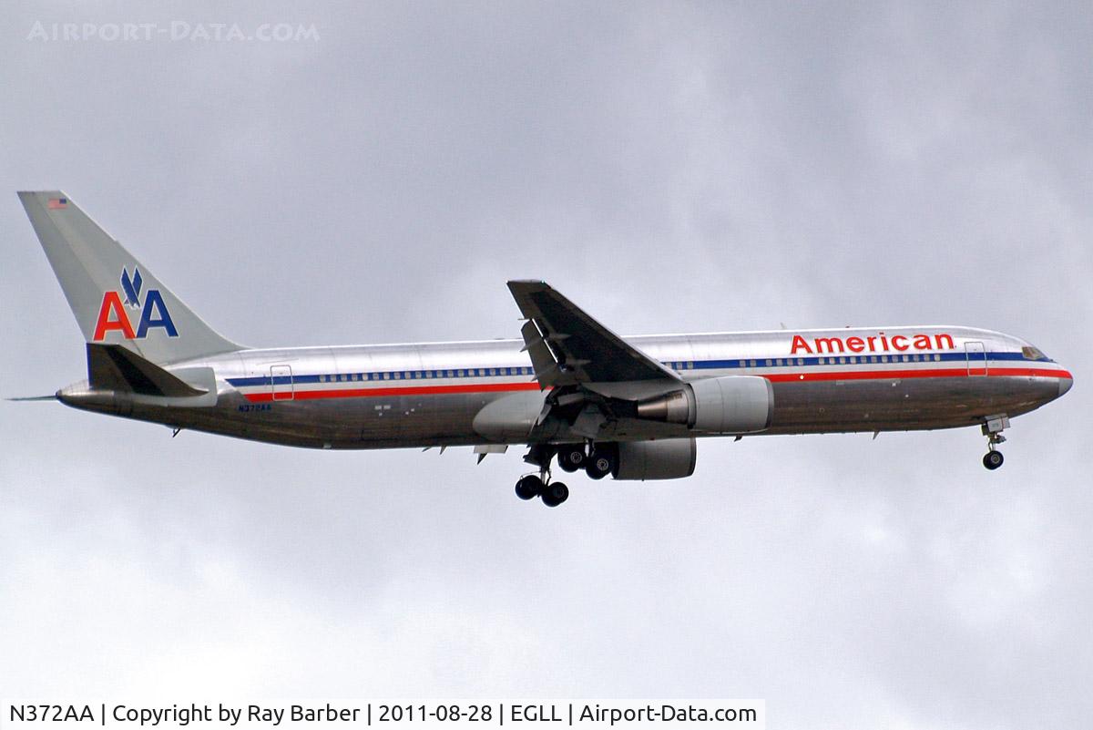 N372AA, 1992 Boeing 767-323 C/N 25199, Boeing 767-323ER [25199] (American Airlines) Home~G 28/08/2011