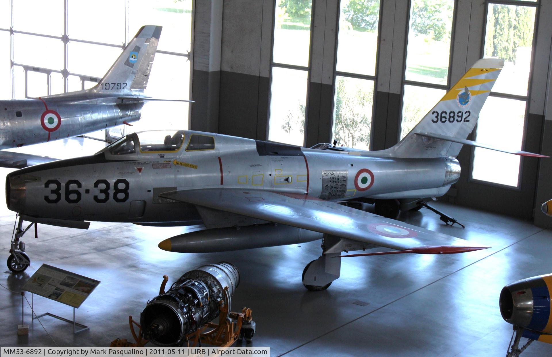 MM53-6892, 1953 Republic F-84F Thunderstreak C/N Not found (53-6892), Republic F-84F