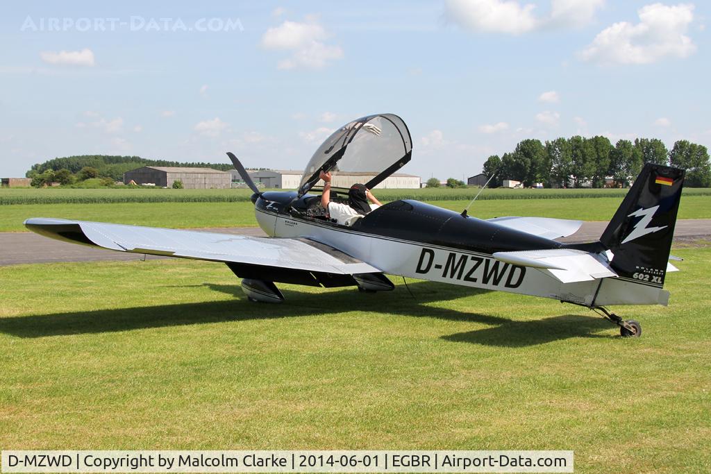 D-MZWD, 2006 Roland Z-602 XL C/N DX-9514, Roland Z-602 XL at The Real Aeroplane Club's Biplane and Open Cockpit Fly-In, Breighton Airfield UK, June 1st 2014.