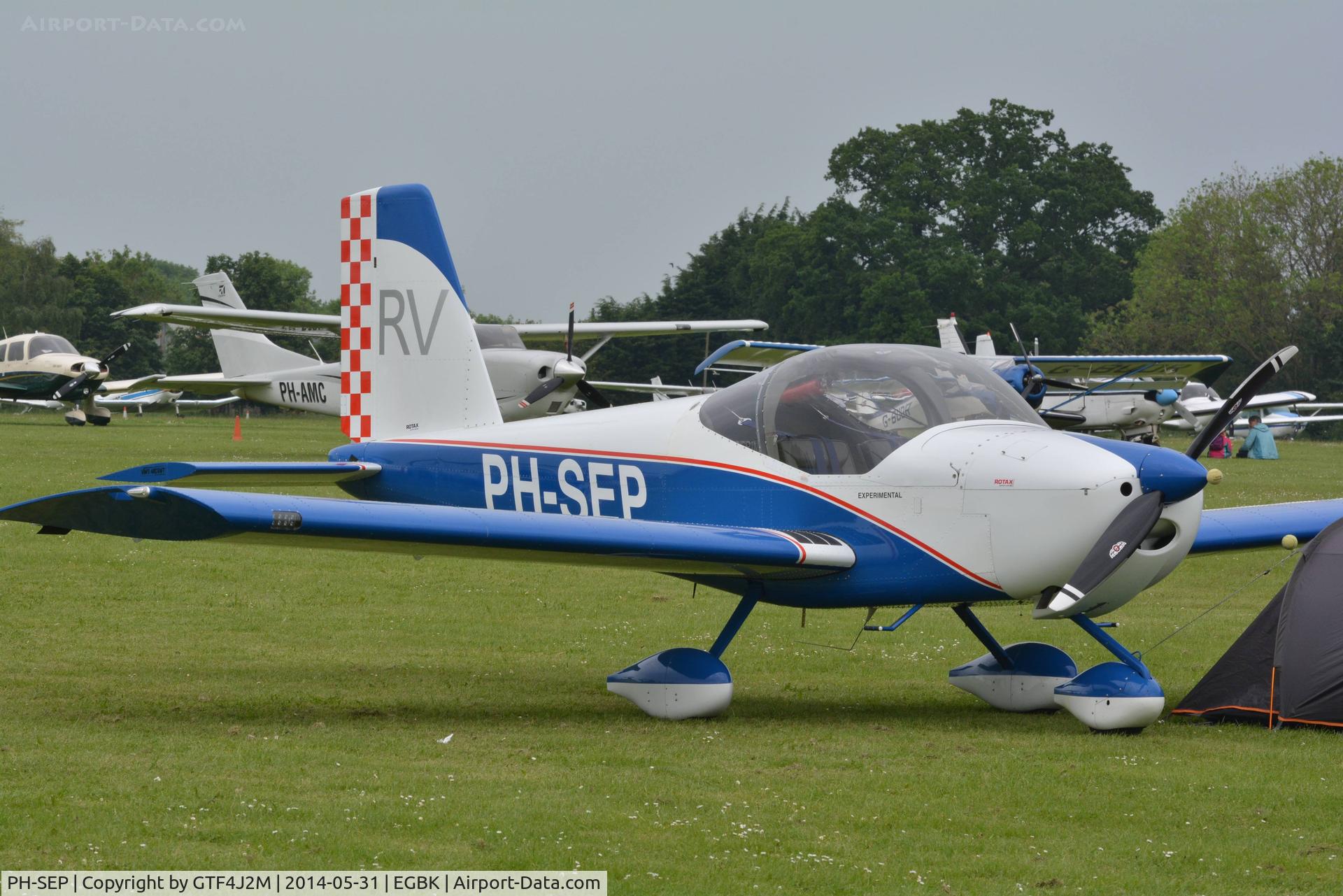 PH-SEP, , PH-SEP at Aero Expo Sywell 31.5.14