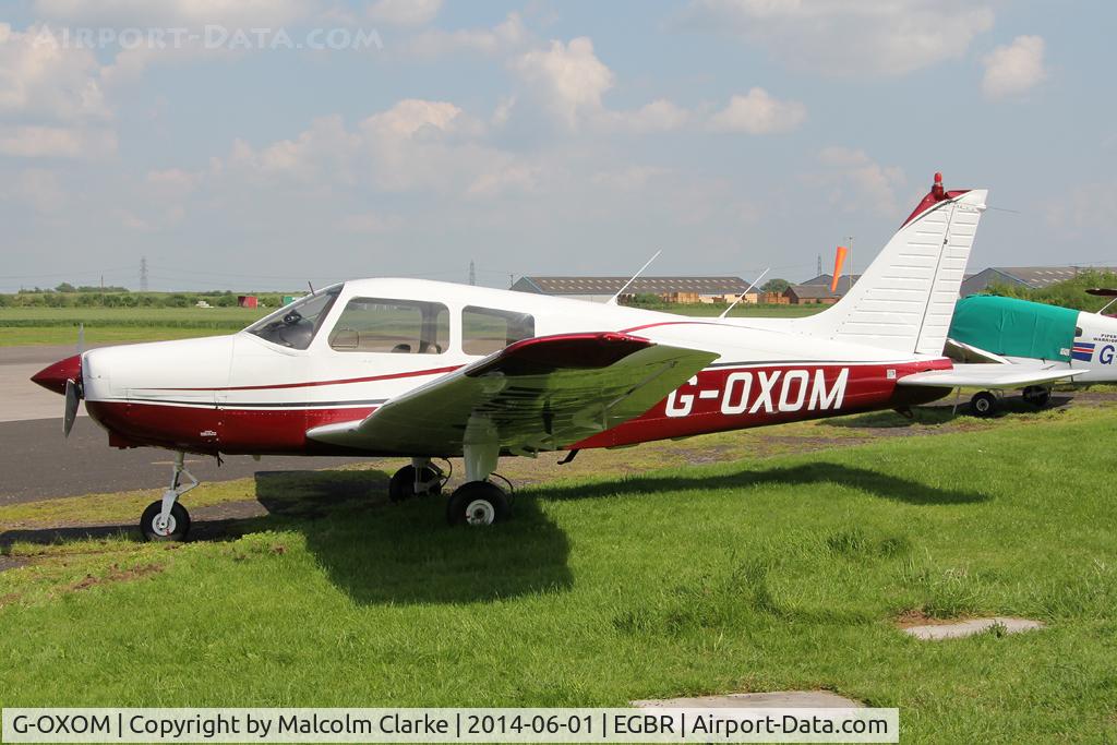 G-OXOM, 1989 Piper PA-28-161 Cadet C/N 28-41285, Piper PA-28-161 Cadet at The Real Aeroplane Club's Biplane and Open Cockpit Fly-In, Breighton Airfield UK, June 1st 2014.
