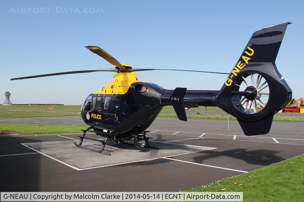 G-NEAU, 2004 Eurocopter EC-135T-2 C/N 0333, Eurocopter EC-135T-2 during a visit by the Fishburn Aero Club to the NPAS (National Police Air Service) facility at Newcastle Airport. May 14th 2014.