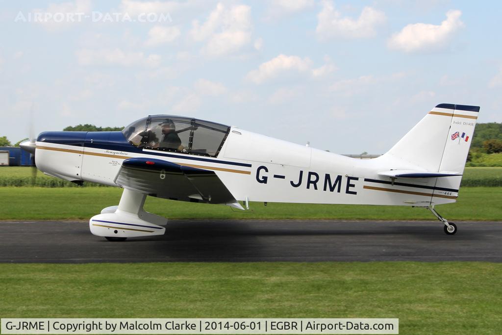 G-JRME, 2009 Jodel D-140E Mousquetaire IV C/N 444/PFA 251-13155, Jodel D-140E Mousquetaire IV at The Real Aeroplane Club's Biplane and Open Cockpit Fly-In, Breighton Airfield UK, June 1st 2014.
