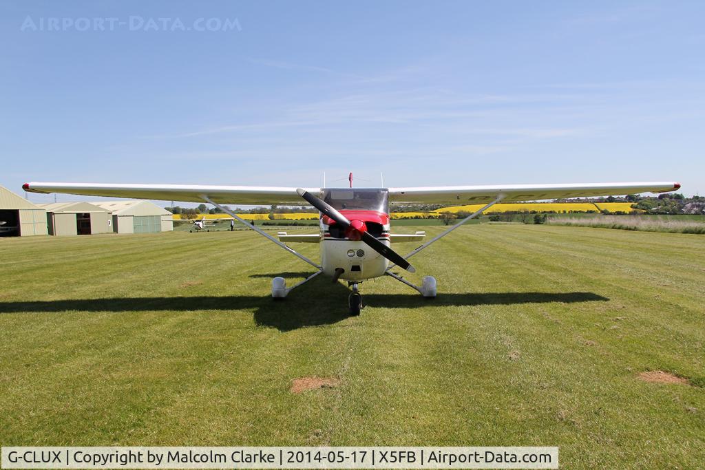 G-CLUX, 1980 Reims F172N Skyhawk C/N 1996, Reims F172N, Fishburn Airfield UK, May 2014.