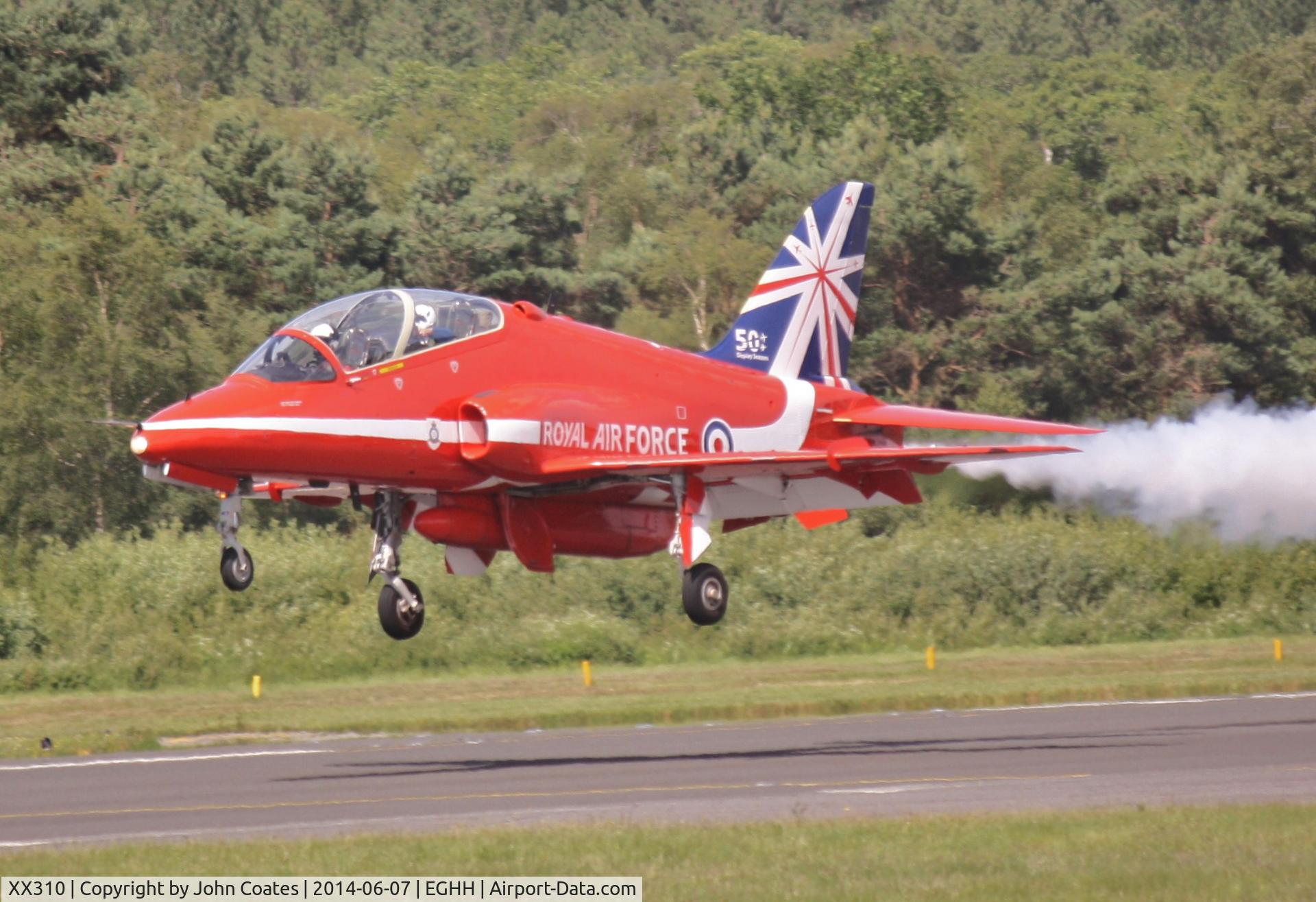 XX310, 1980 Hawker Siddeley Hawk T.1W C/N 145/312135, New tail design