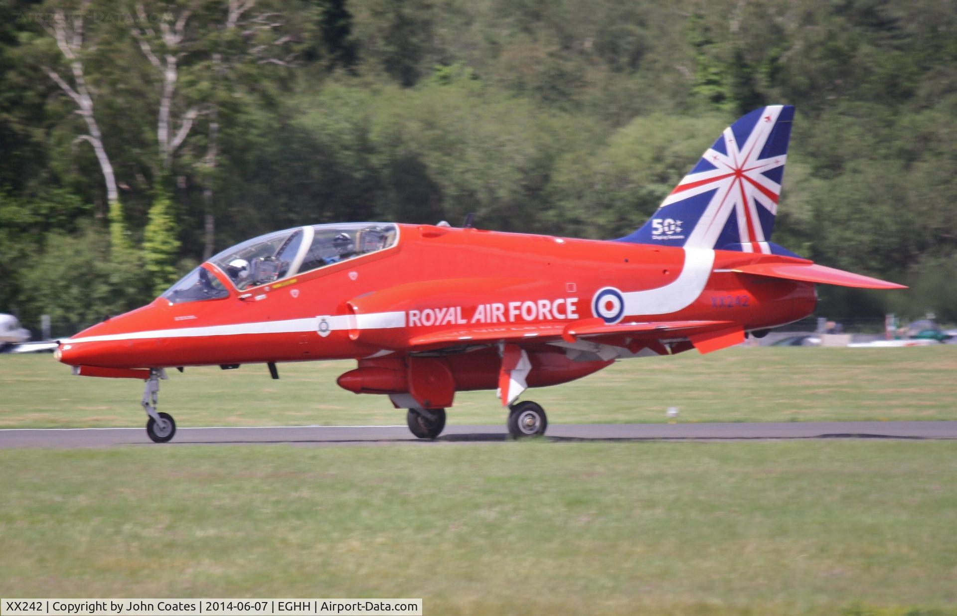XX242, 1978 Hawker Siddeley Hawk T.1 C/N 078/312078, New tail design
